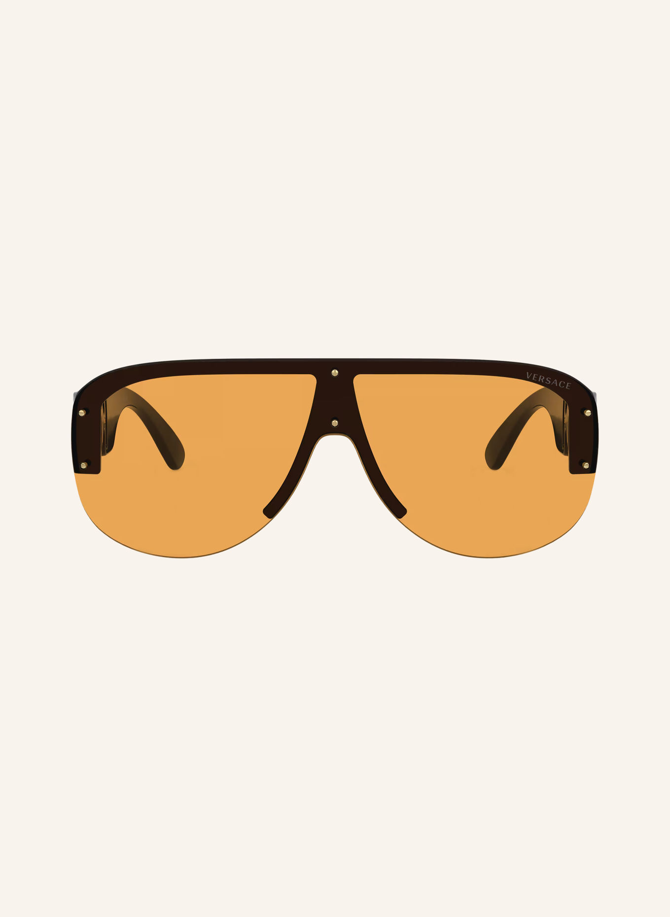 VERSACE Zonnebril VE4391: ZWART/ORANJE
