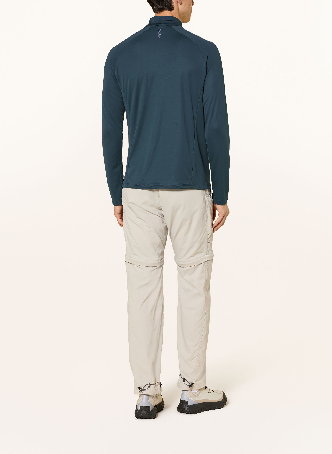 odlo Tricou de alergare ESSENTIAL CERAMIWARM: PETROL