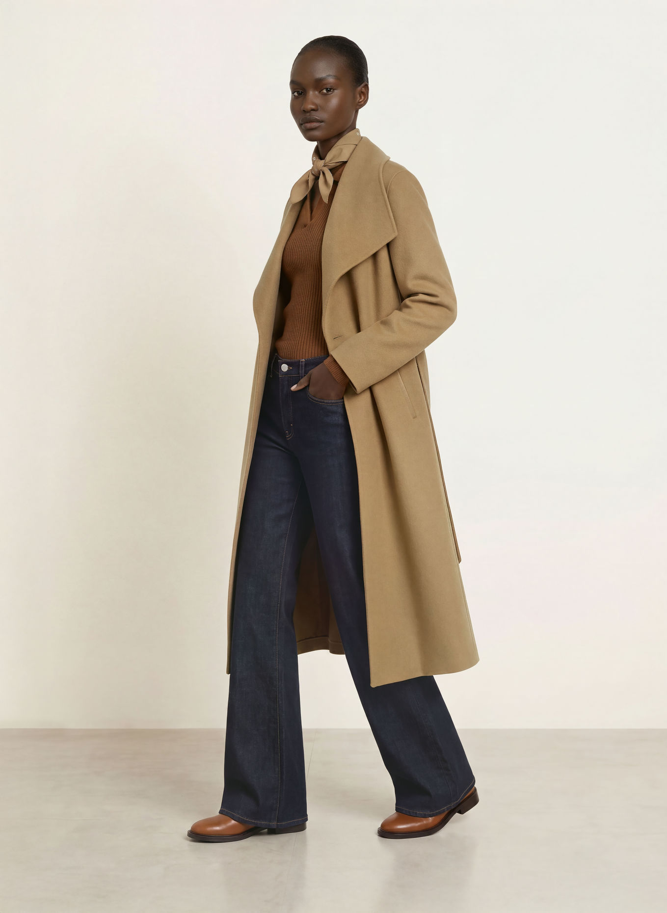 Mackage Płaszcz wełniany MAI: CAMELOWY