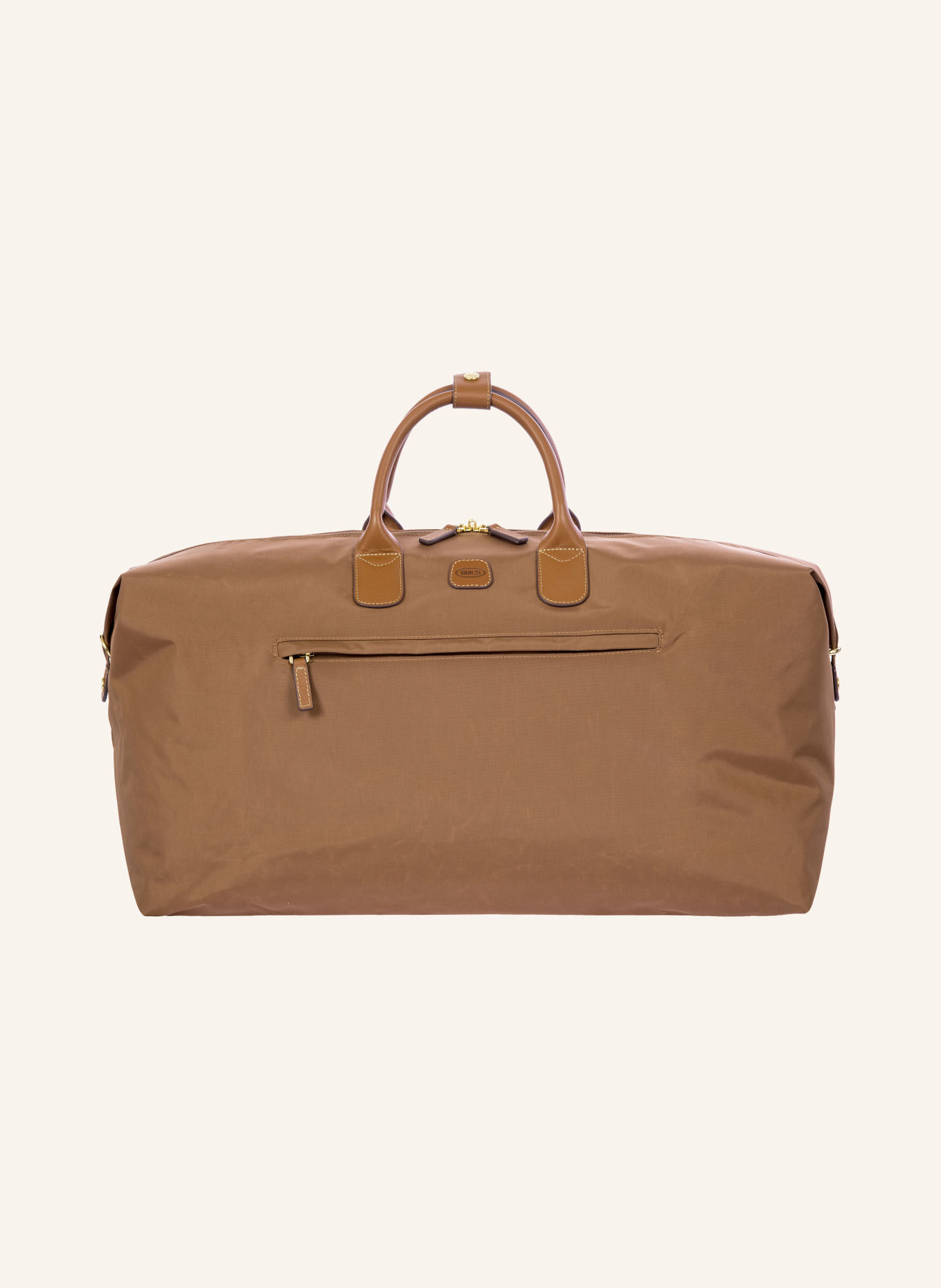 BRIC'S Weekend bag X-TRAVEL: BROWN / GOLD