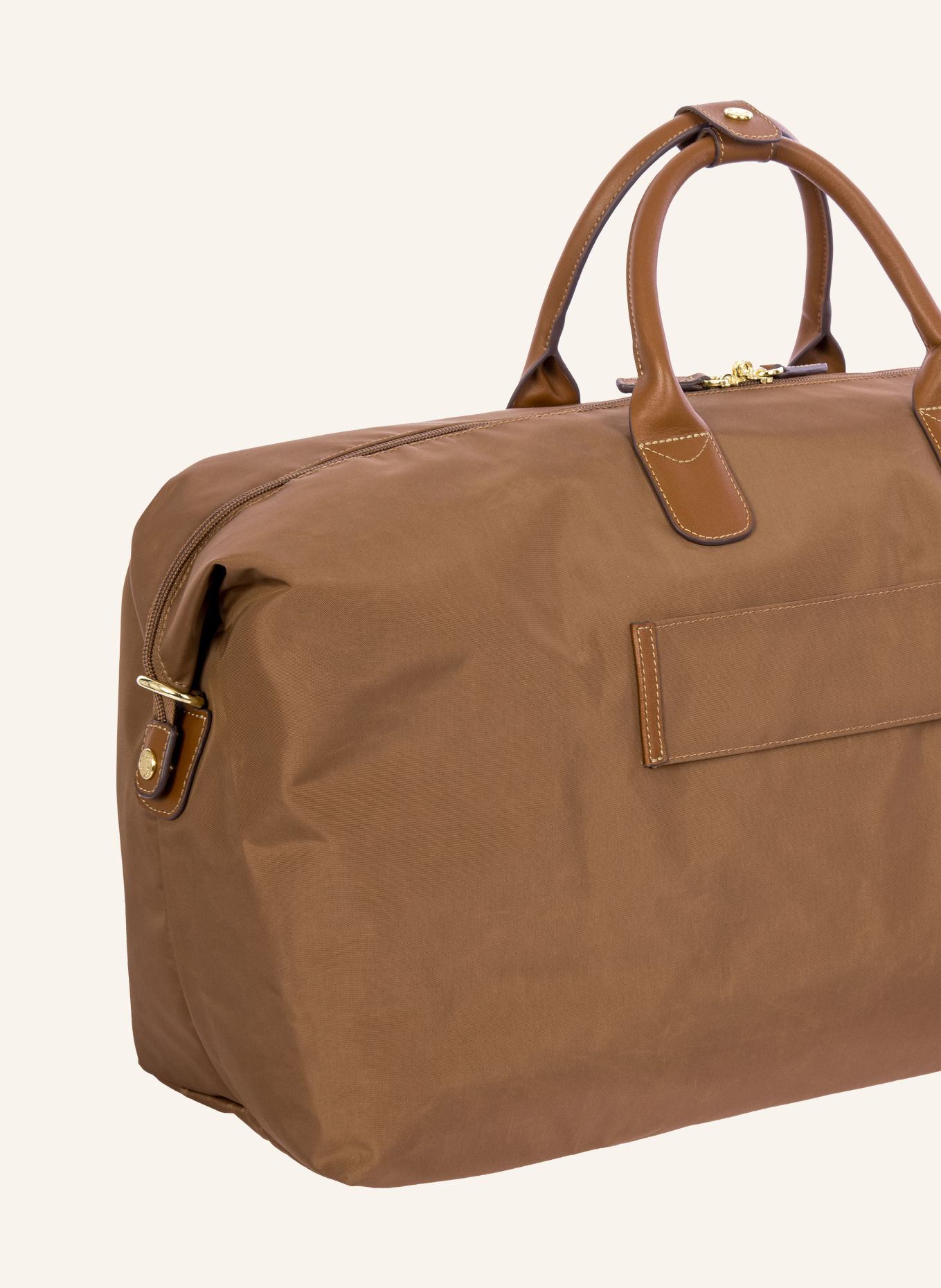 BRIC'S Weekend bag X-TRAVEL: BROWN / GOLD