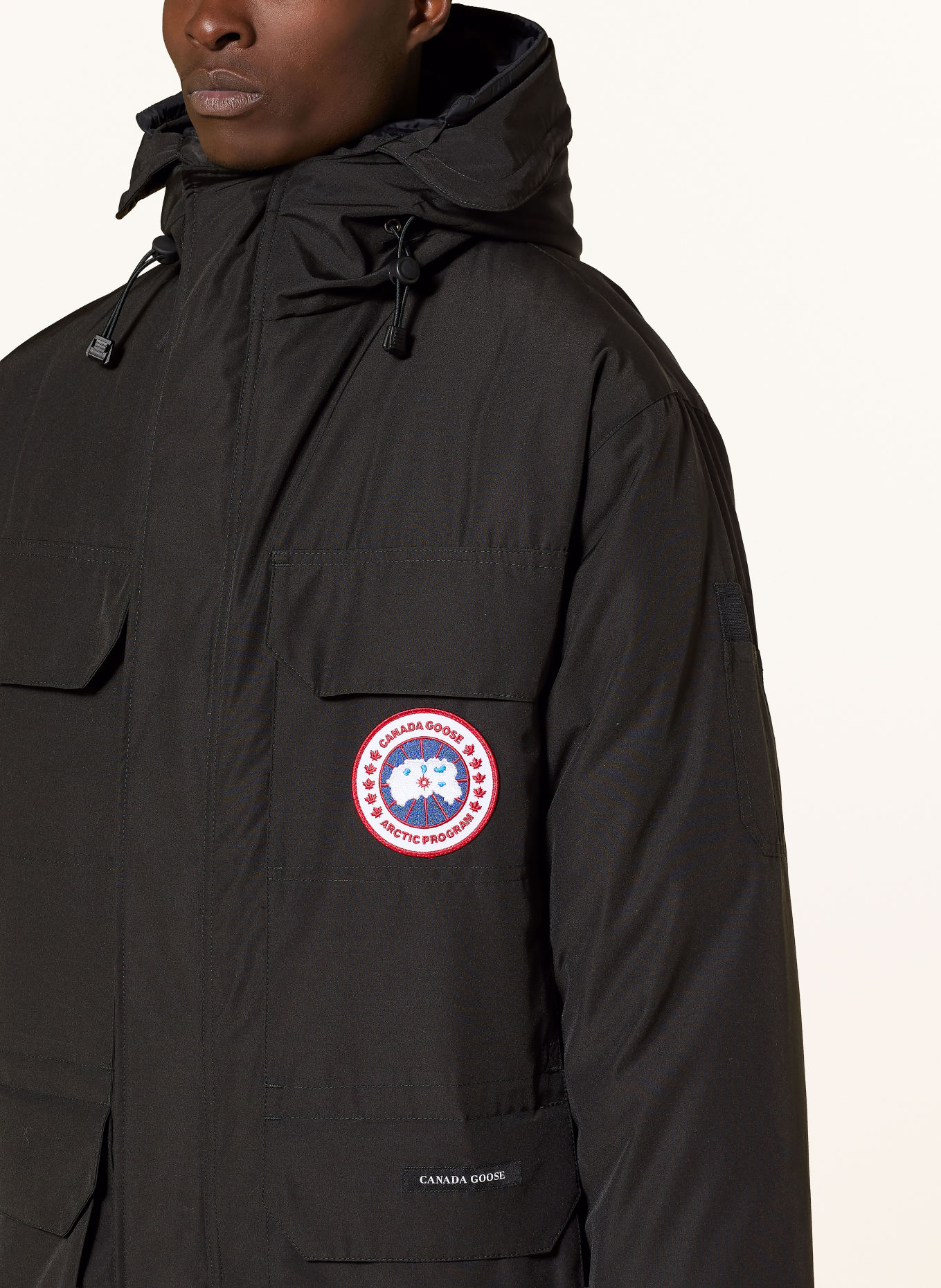 CANADA GOOSE Down parka EXPEDITION: BLACK