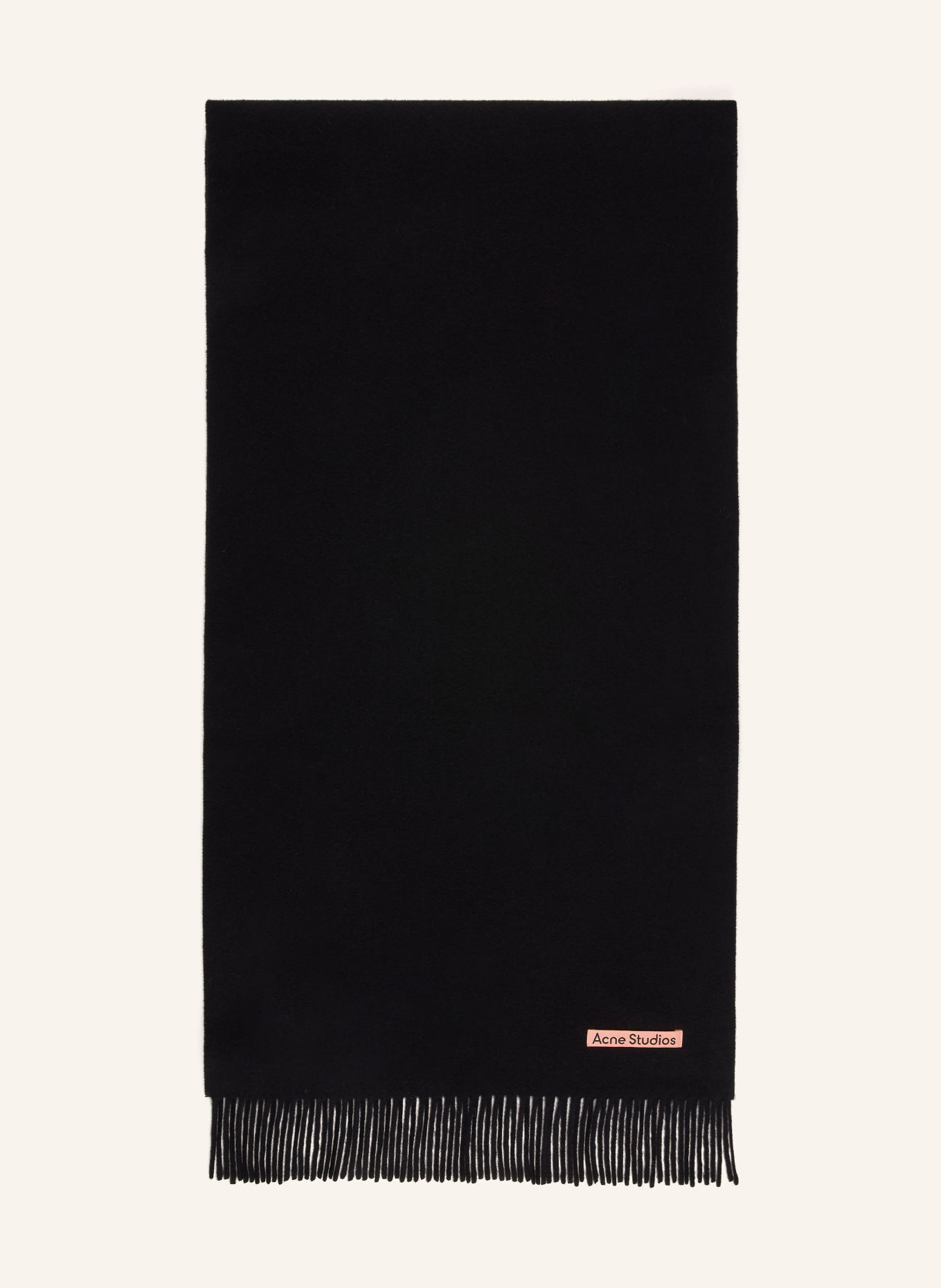 Acne Studios Scarf: BLACK