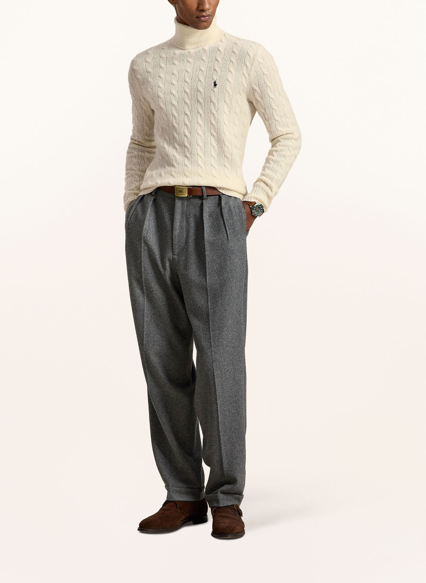 POLO RALPH LAUREN Turtleneck sweater: CREAM