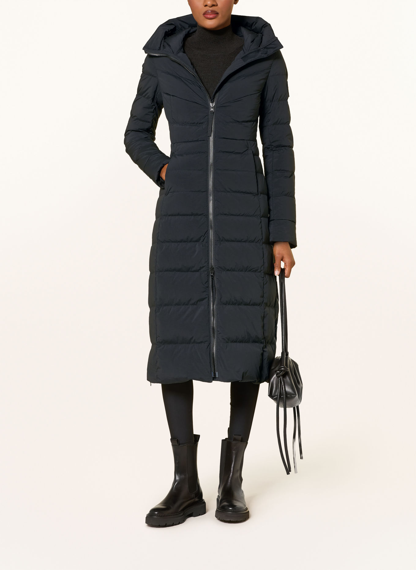 CANADA GOOSE Down coat CLAIR: BLACK