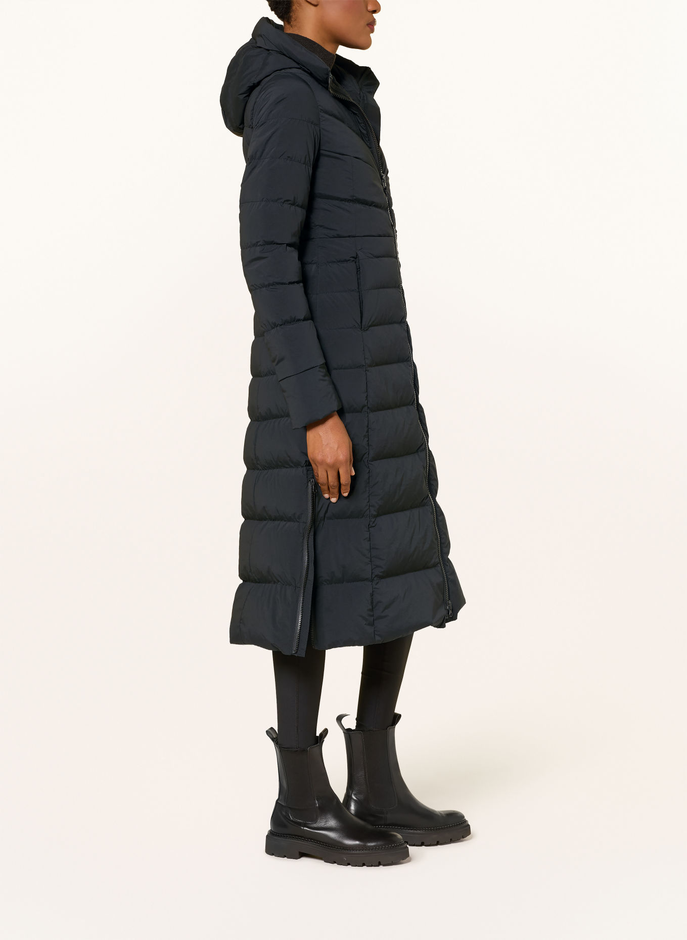 CANADA GOOSE Down coat CLAIR: BLACK