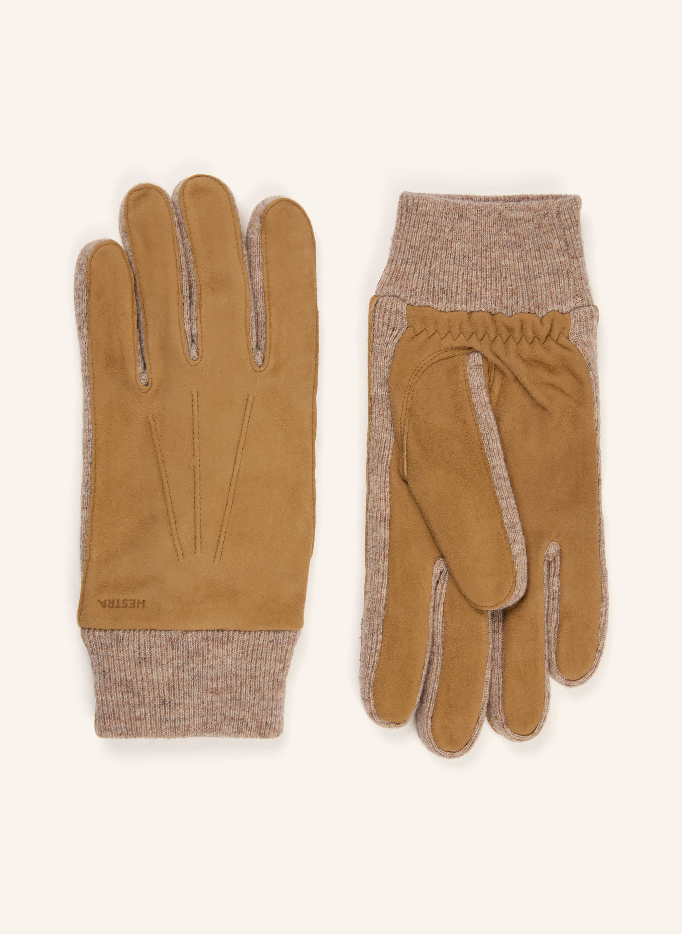 HESTRA Skihandschoenen GOEFFREY: CAMEL / TAUPE