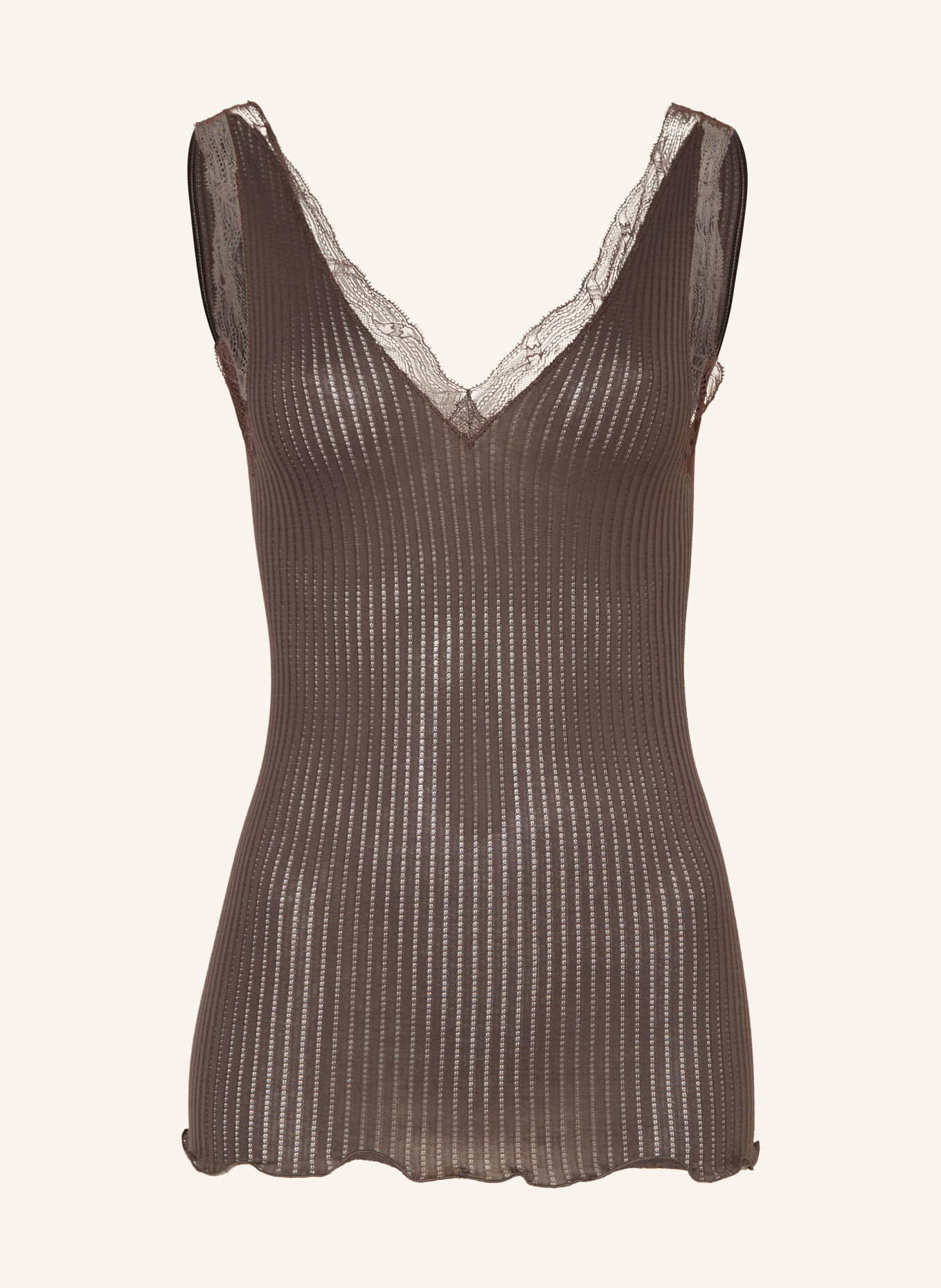zimmerli Top MAUDE PRIVÉ: DARK BROWN
