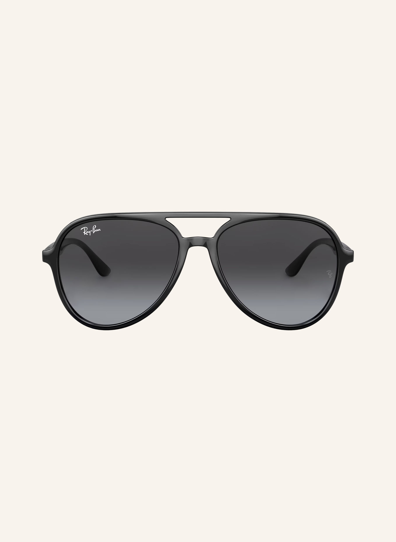 Ray-Ban Solbrille RB4376: SORT/GRÅ FARVEOVERGANG