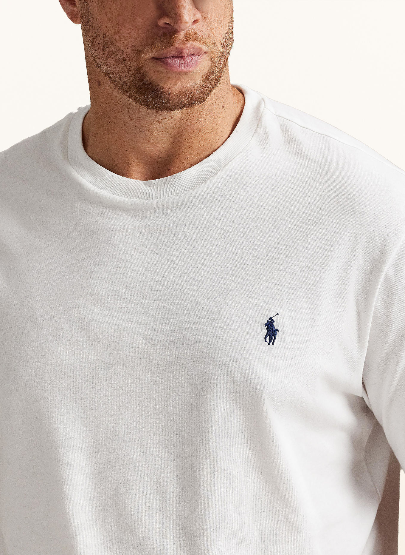 POLO RALPH LAUREN Big & Tall T-shirt: WIT