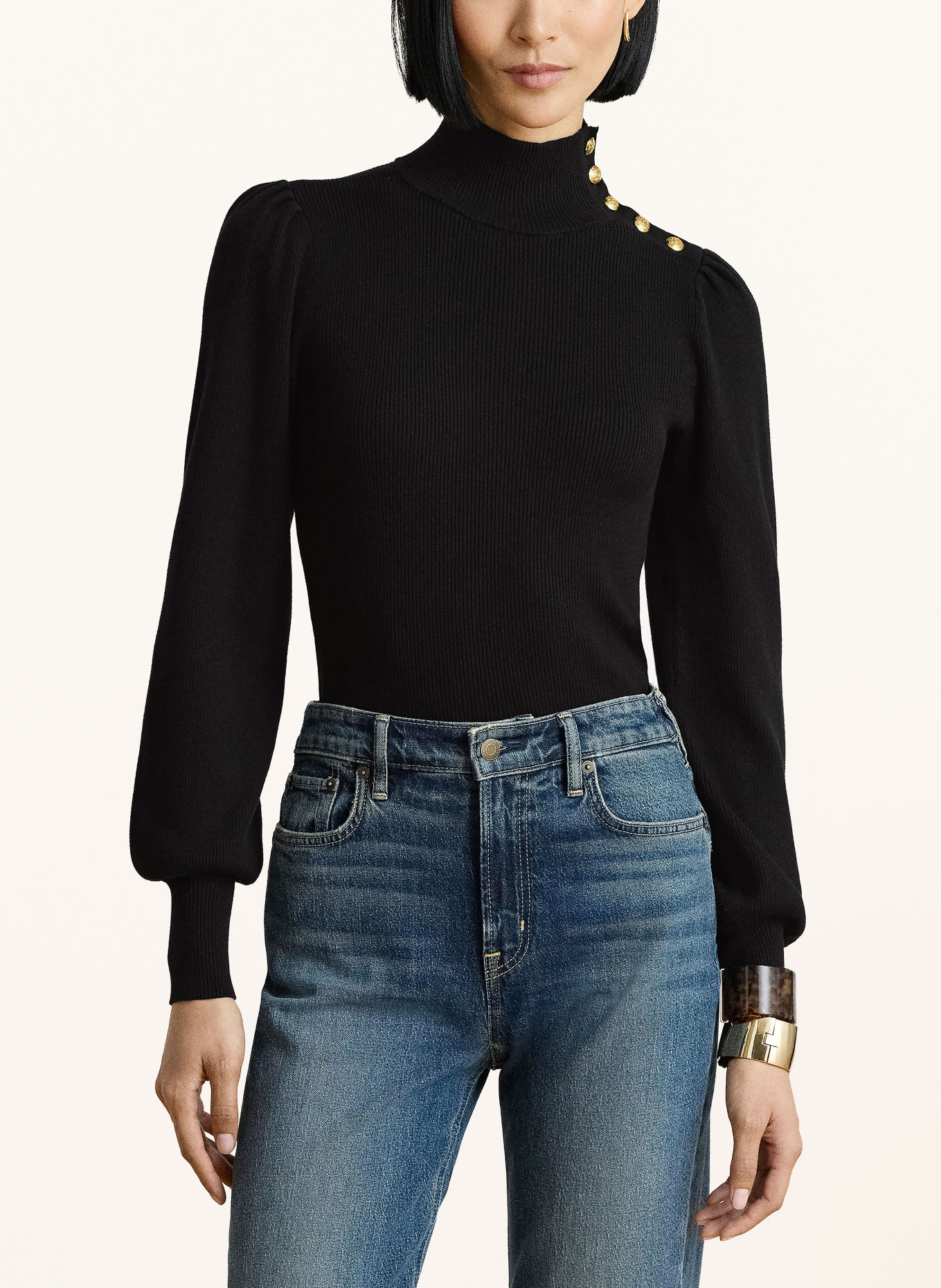 LAUREN RALPH LAUREN trui: ZWART