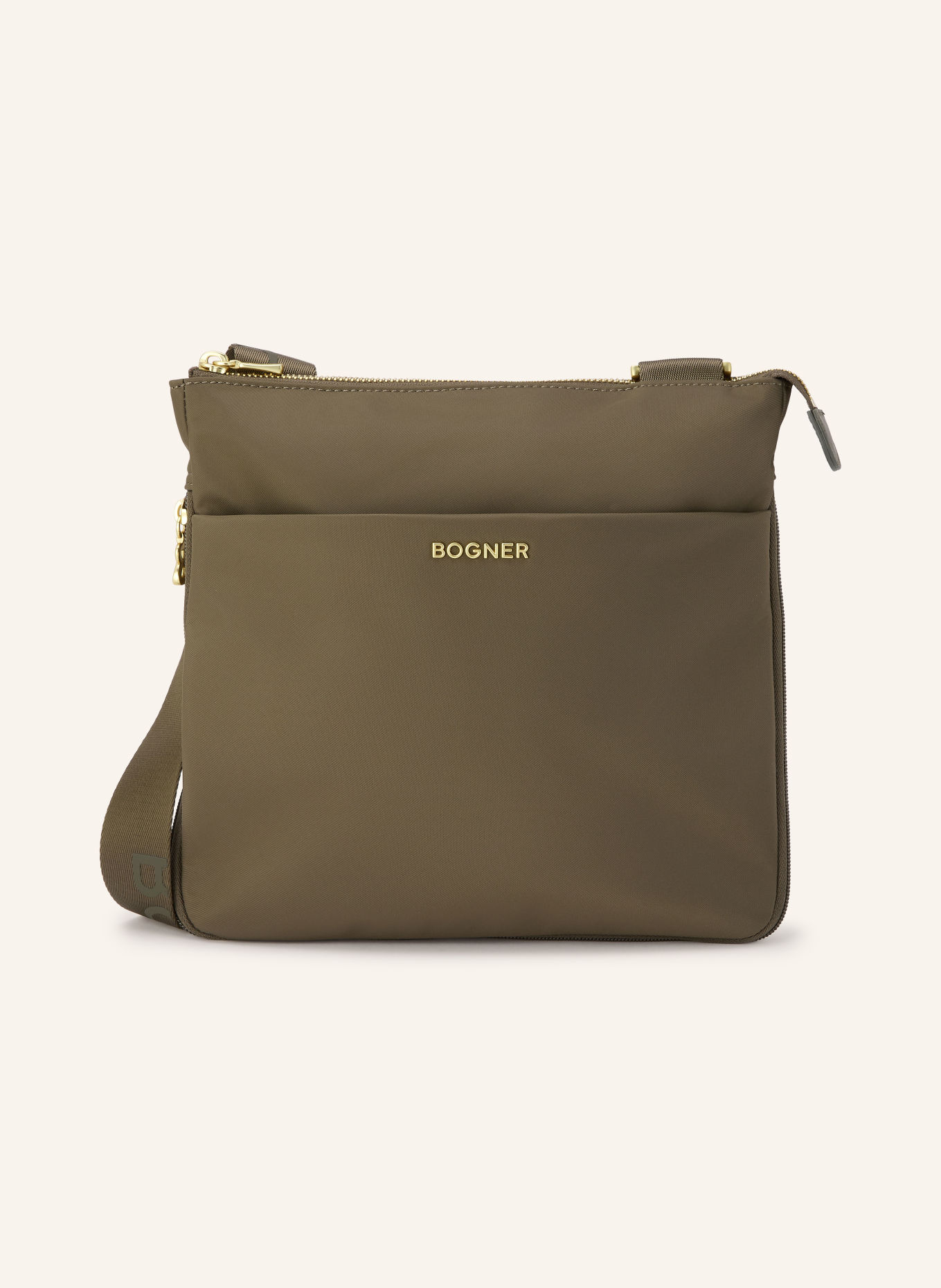 BOGNER Schoudertas SERENA: KAKI / GOUD