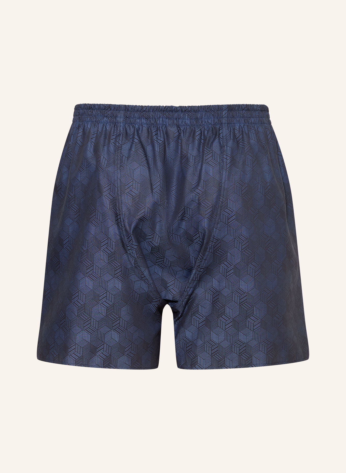 zimmerli Web boxershorts LUXURY JAQUARDS: DONKERBLAUW