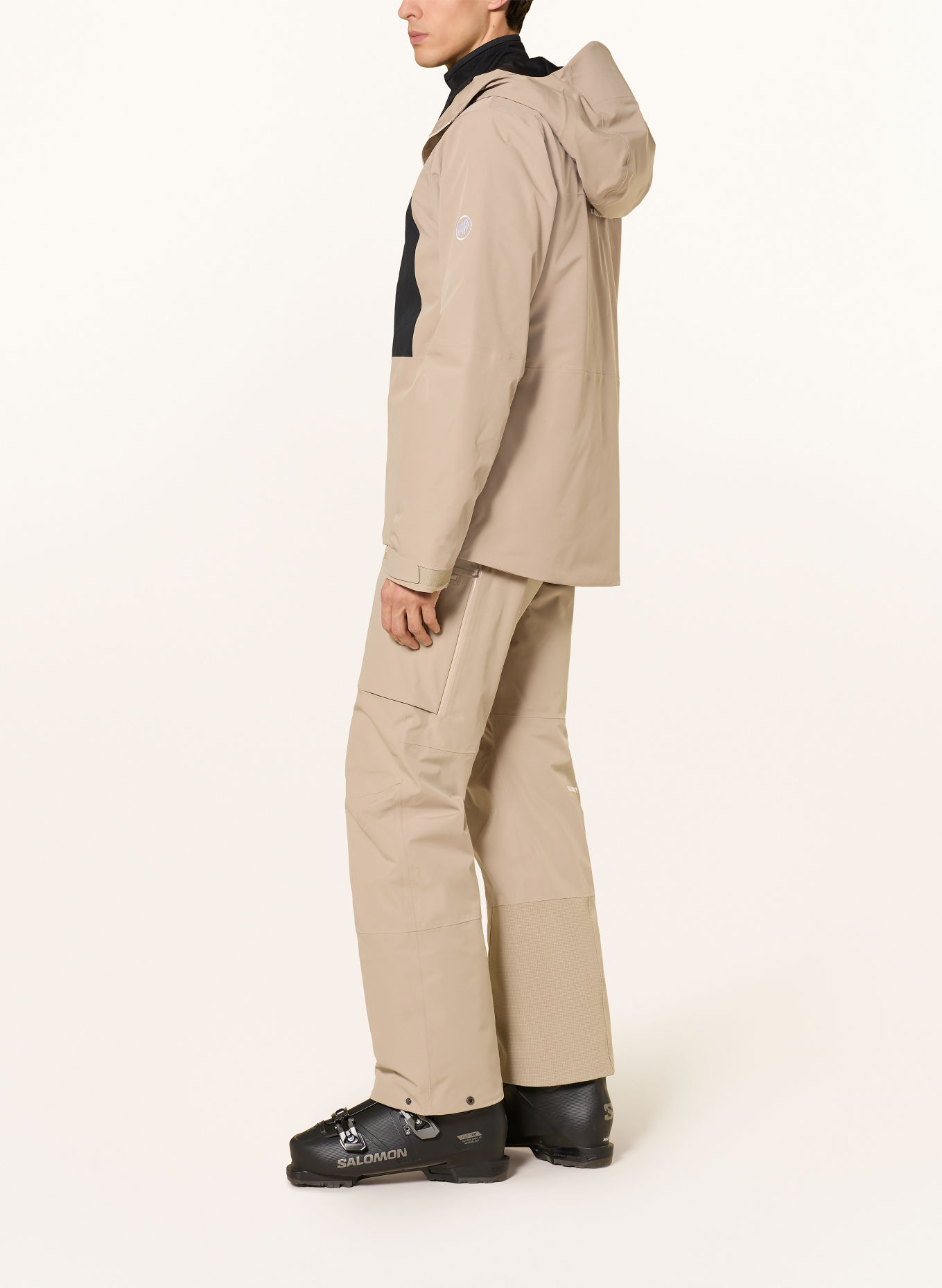 MAMMUT Ski pants STONEY: BEIGE