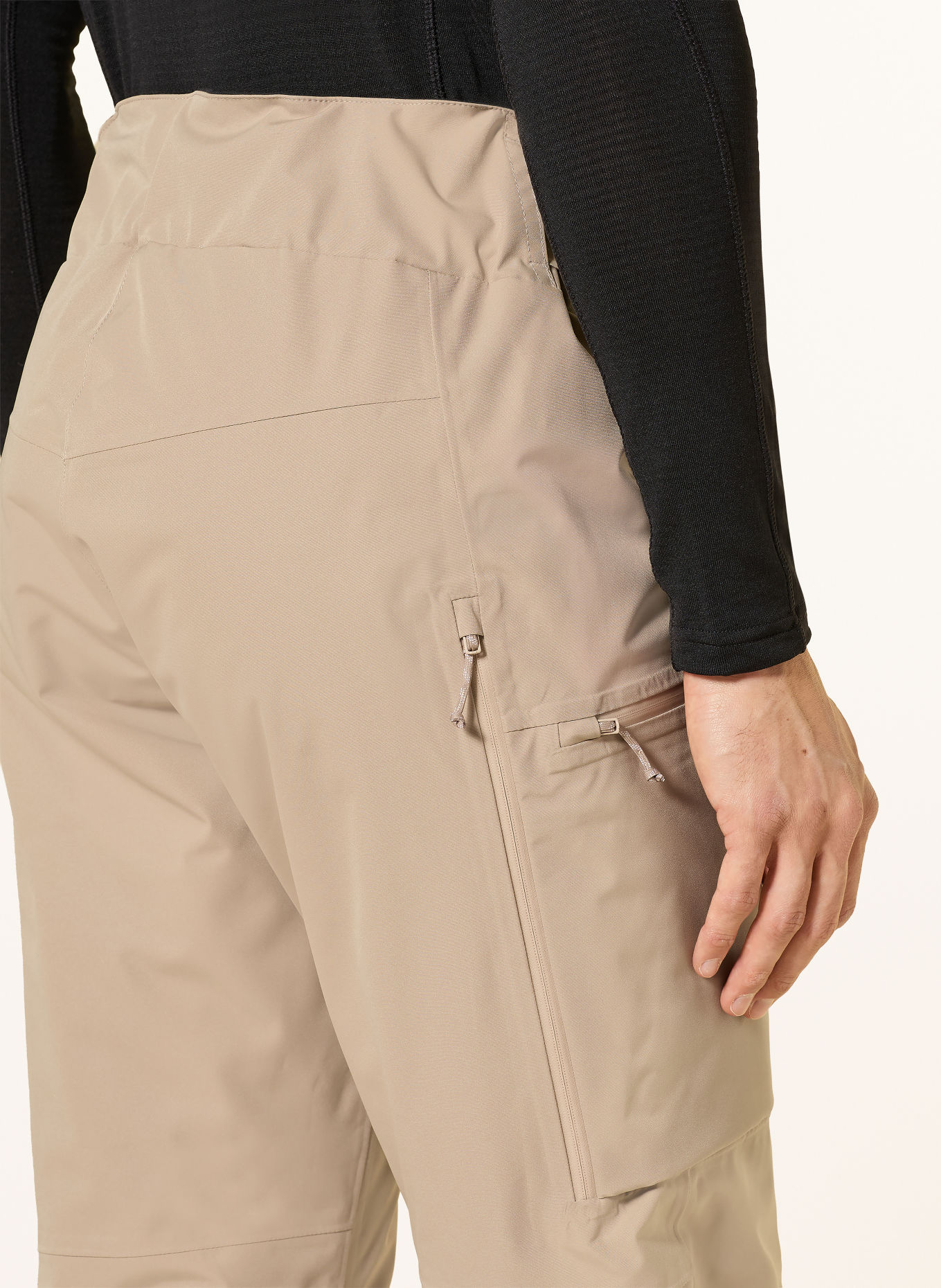 MAMMUT Ski pants STONEY: BEIGE