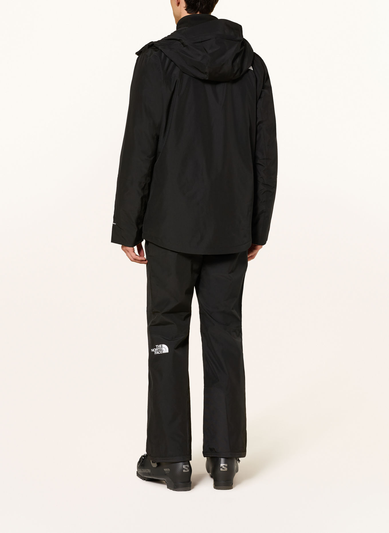 THE NORTH FACE Ski jacket DESCENDIT: BLACK / WHITE