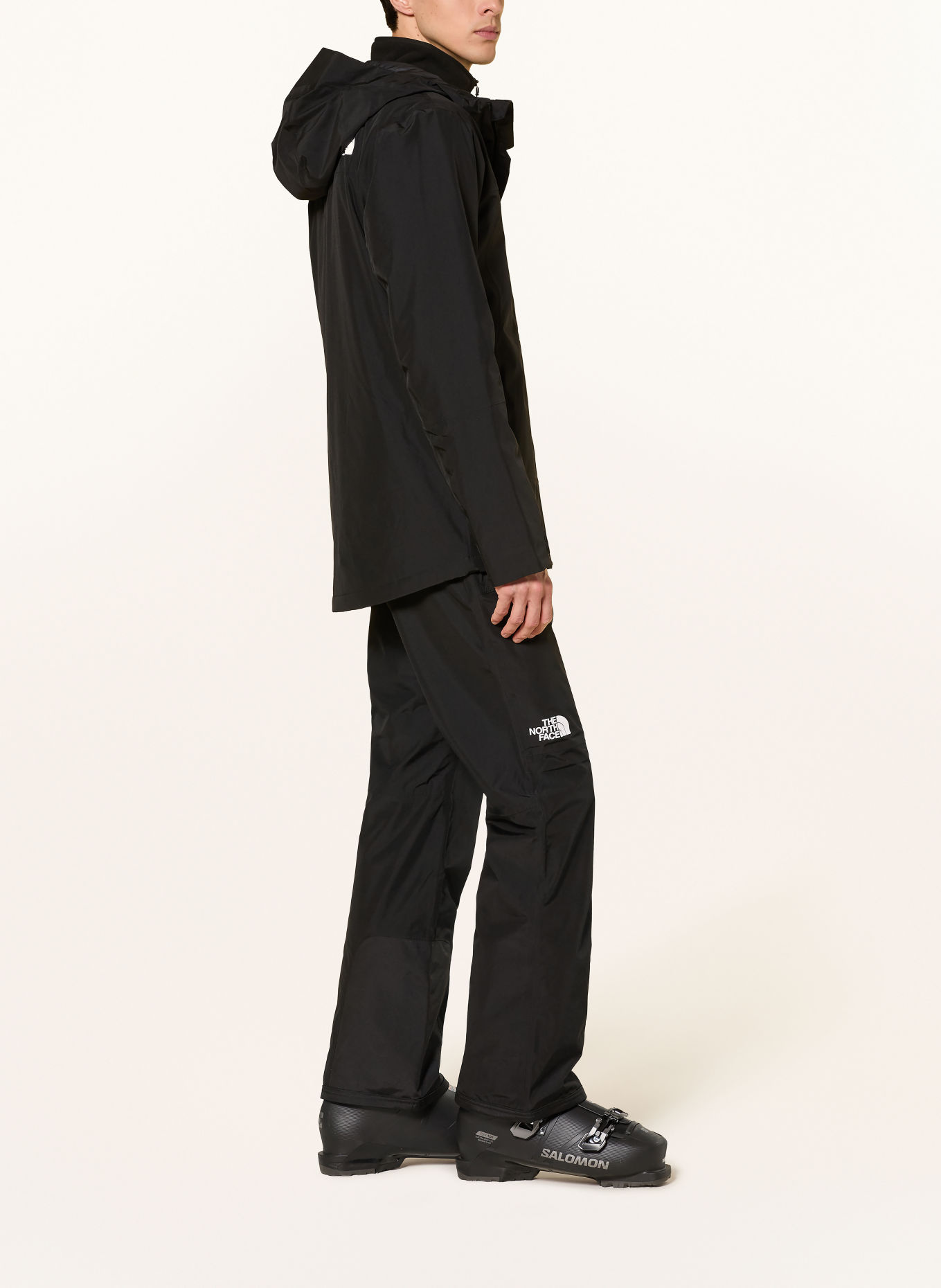 THE NORTH FACE Ski jacket DESCENDIT: BLACK / WHITE