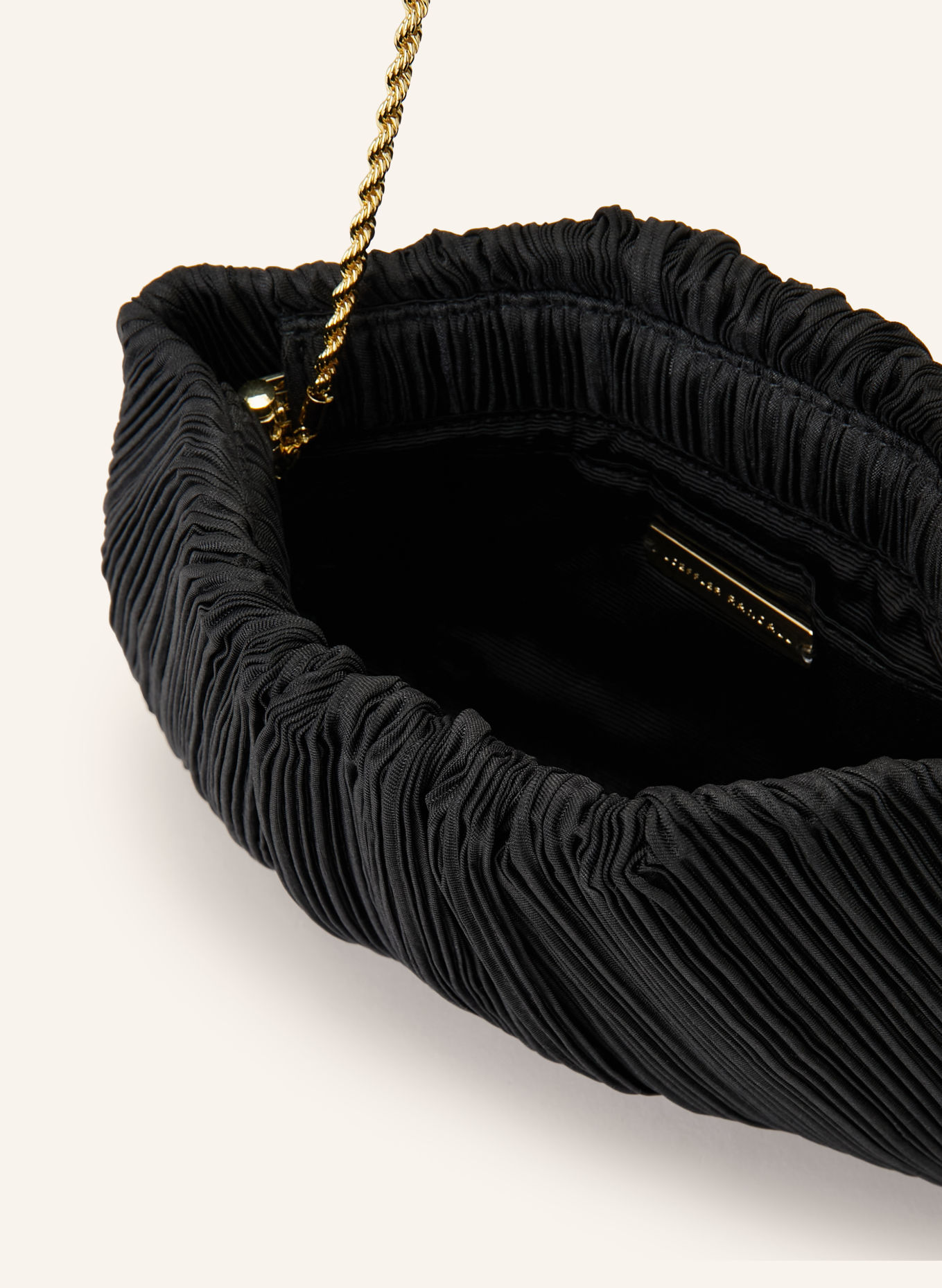LOEFFLER RANDALL Clutch BRIT: SCHWARZ / GOLD
