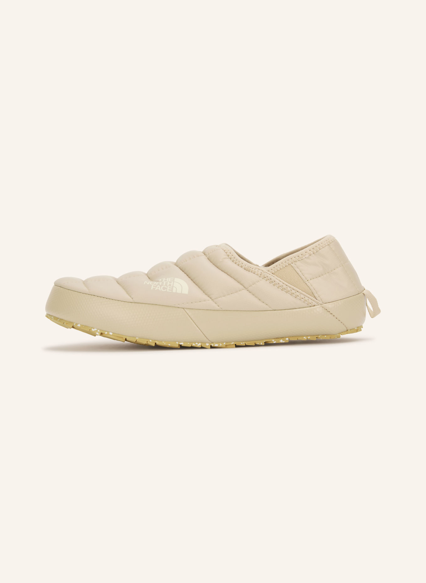 THE NORTH FACE THERMOBALL™ TRACTION slippers with faux fur: TAUPE
