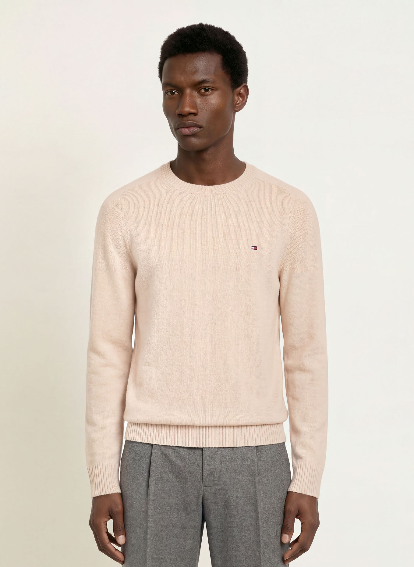 TOMMY HILFIGER Sweater: BEIGE