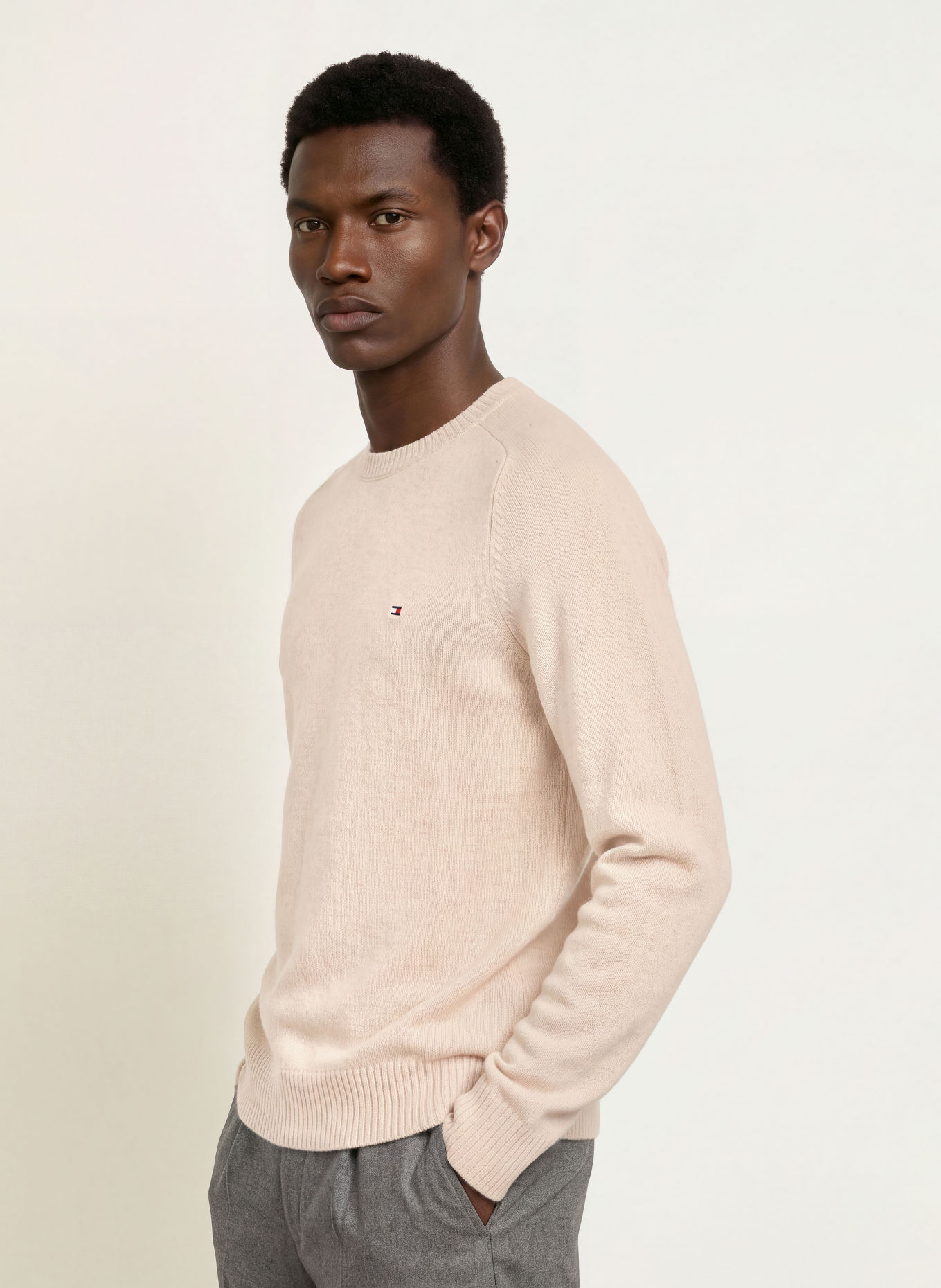 TOMMY HILFIGER Sweater: BEIGE