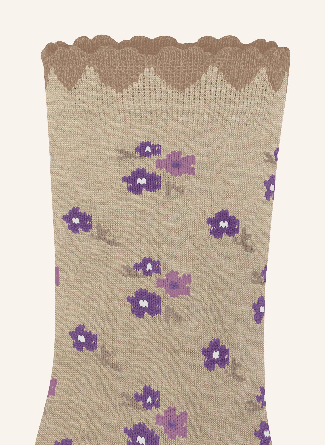 FALKE Sokker DITSY FLOWERS: 4650 SAND MEL.