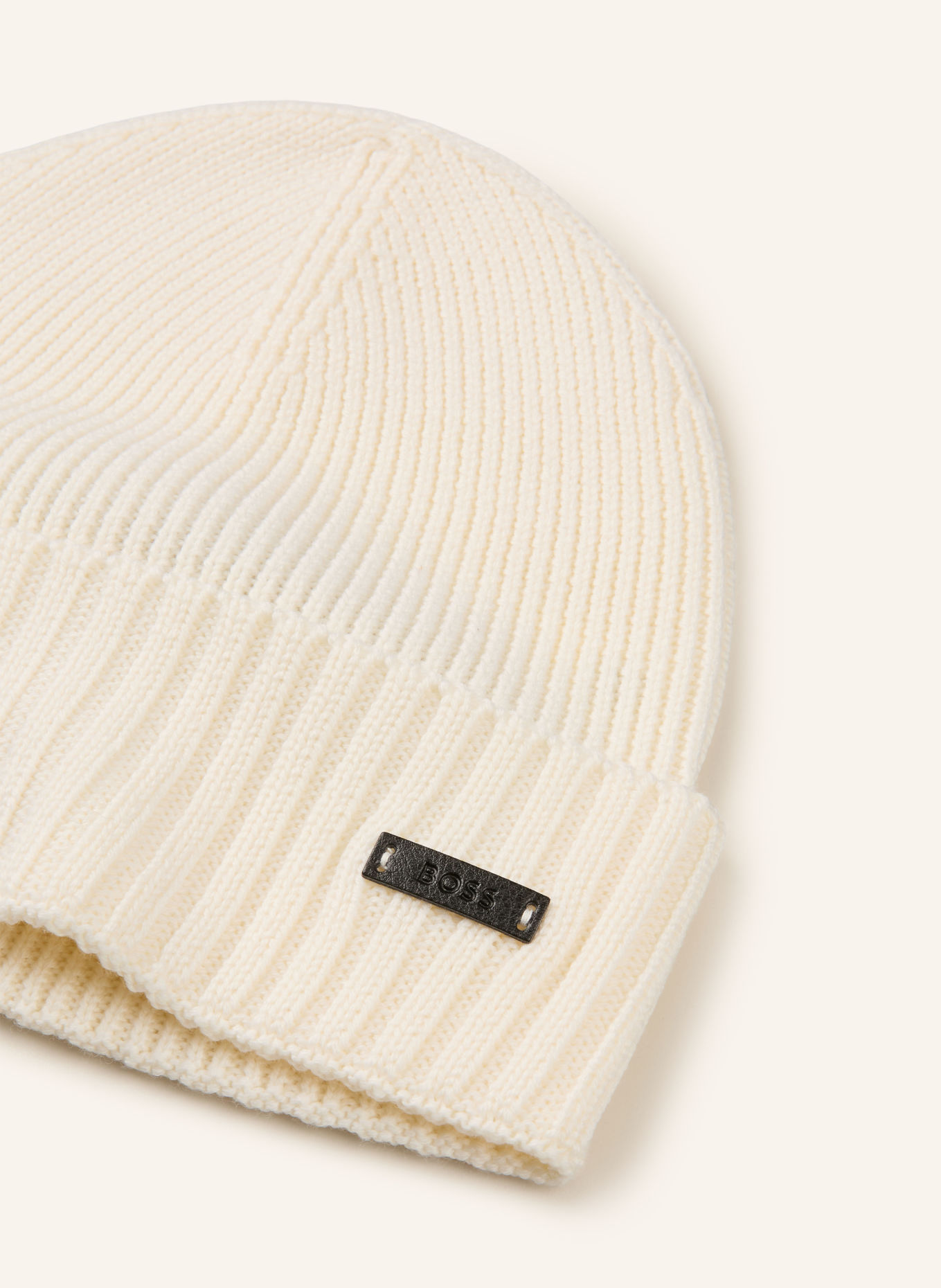 BOSS Beanie FATI: CREAM