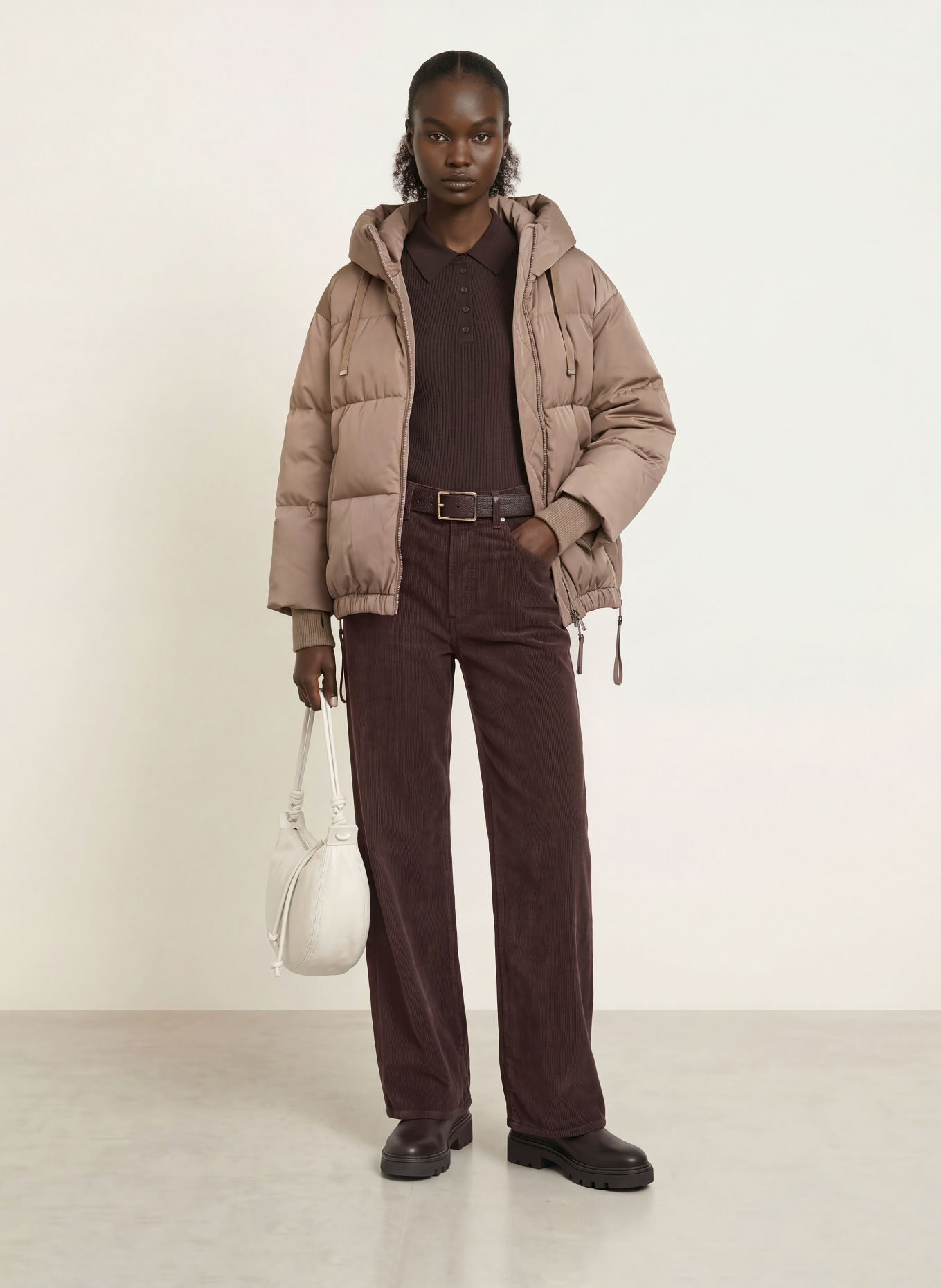 DUNO Daunenjacke HEKA: TAUPE