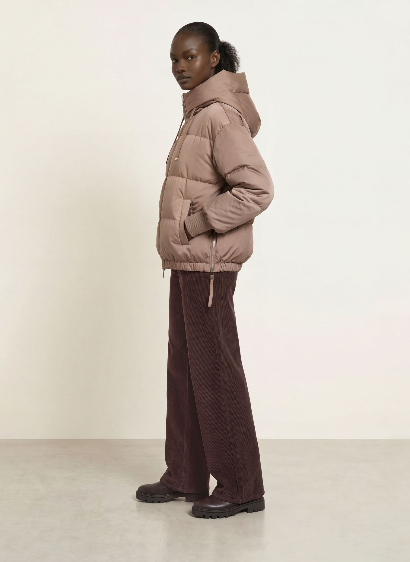 DUNO Daunenjacke HEKA: TAUPE