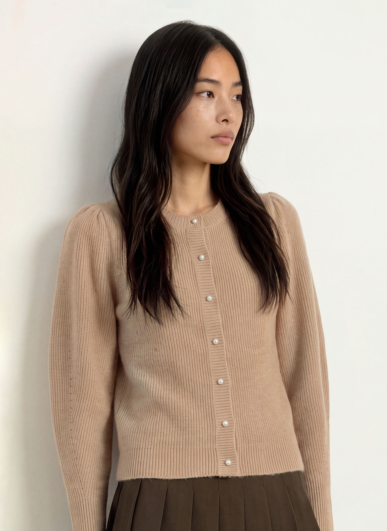 NEO NOIR Strickjacke NUNA: BEIGE