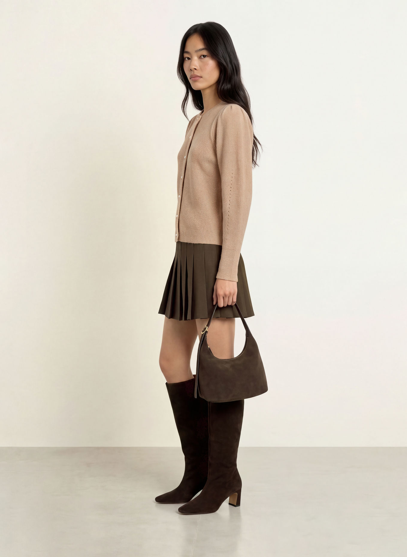 NEO NOIR Strickjacke NUNA: BEIGE