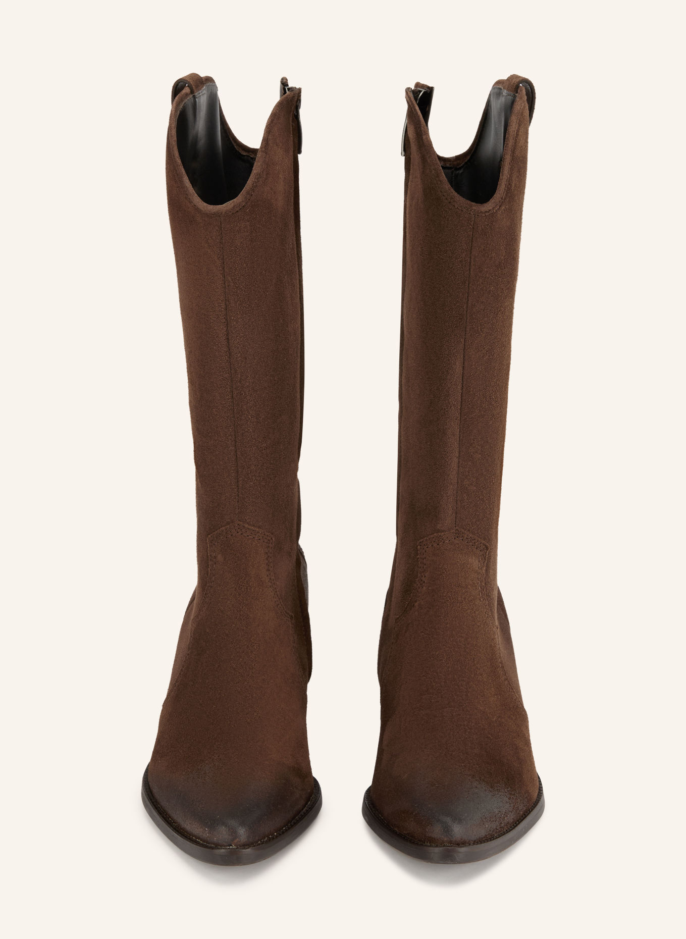 paul green Cowboy boots: BROWN