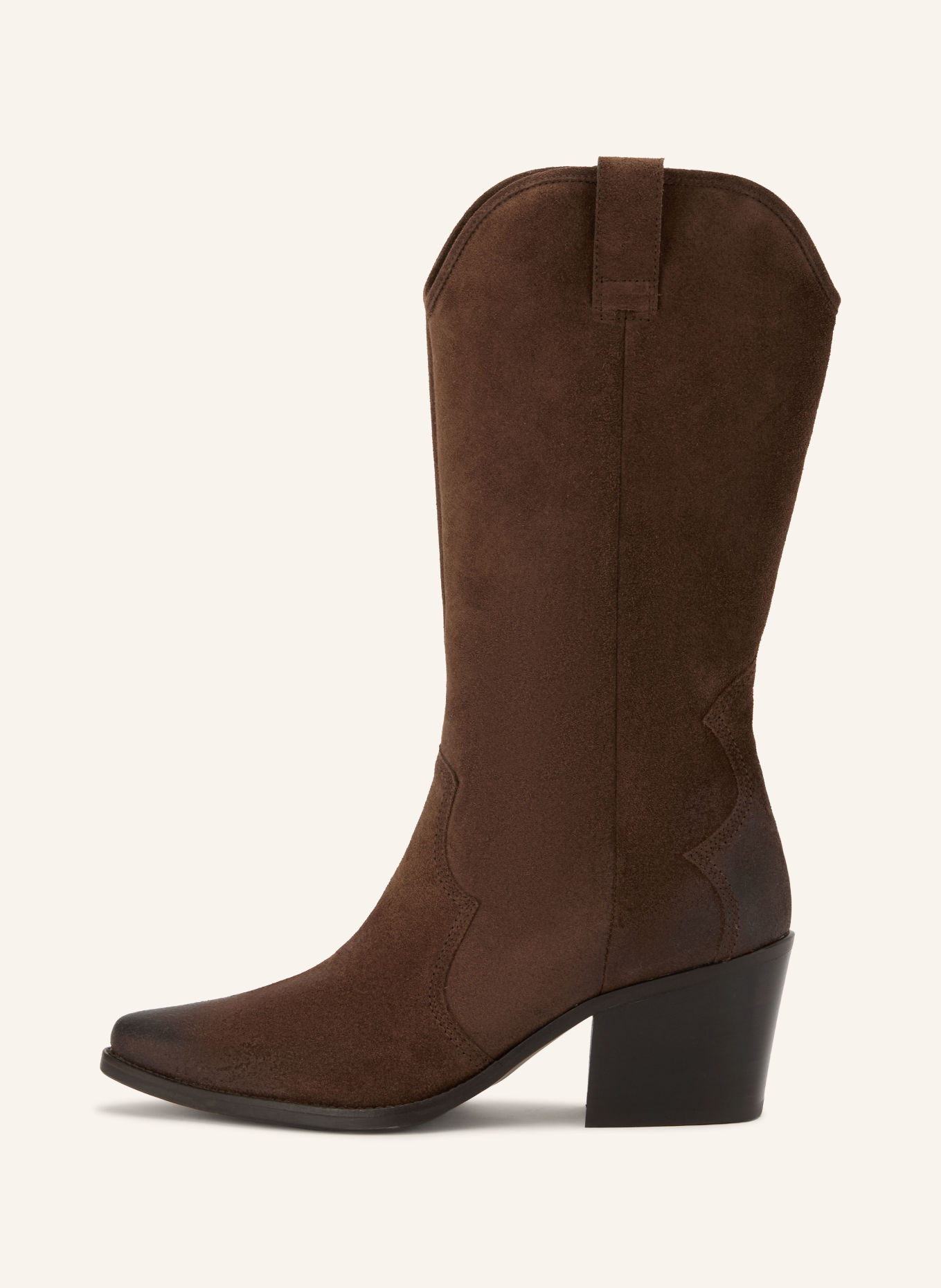 paul green Cowboy boots: BROWN