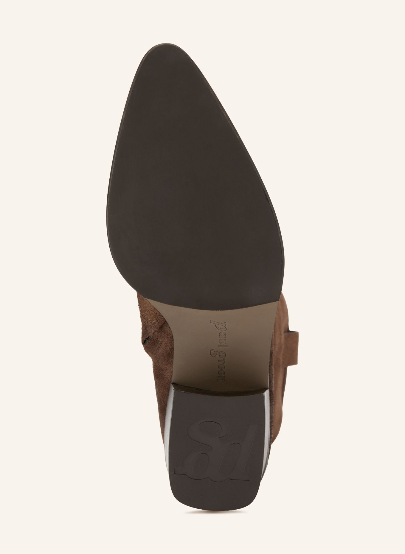 paul green Cowboy boots: BROWN