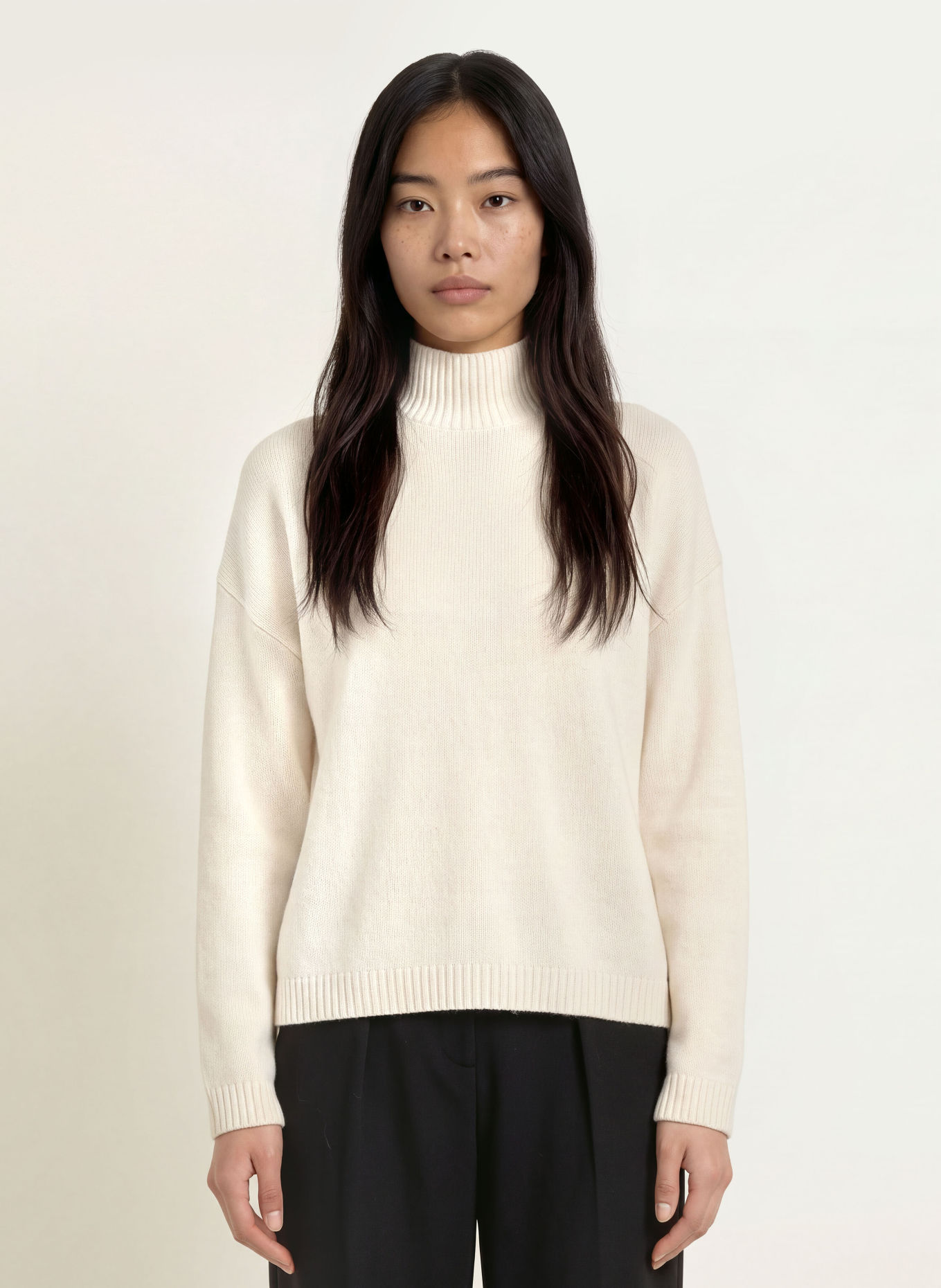 SELECTED Pullover mit Cashmere: ECRU