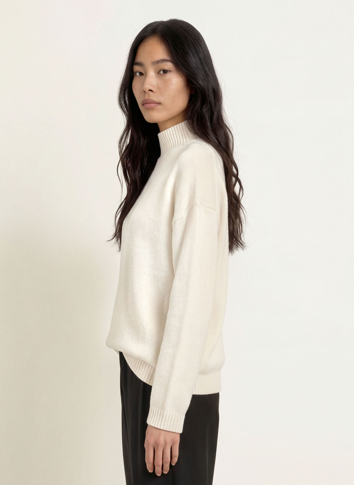 SELECTED Pullover mit Cashmere: ECRU