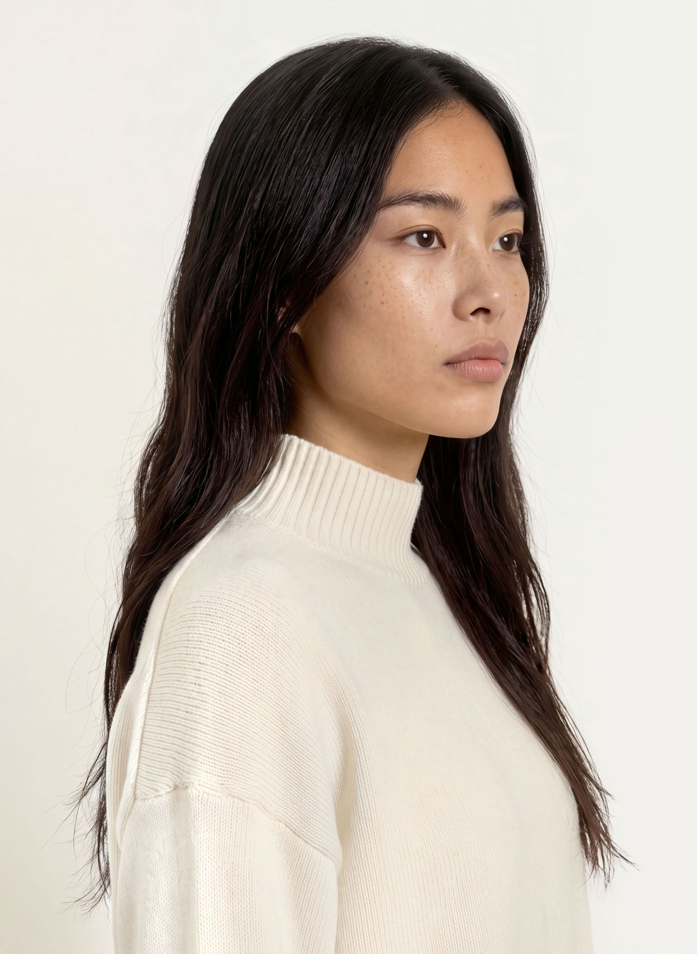 SELECTED Pullover mit Cashmere: ECRU