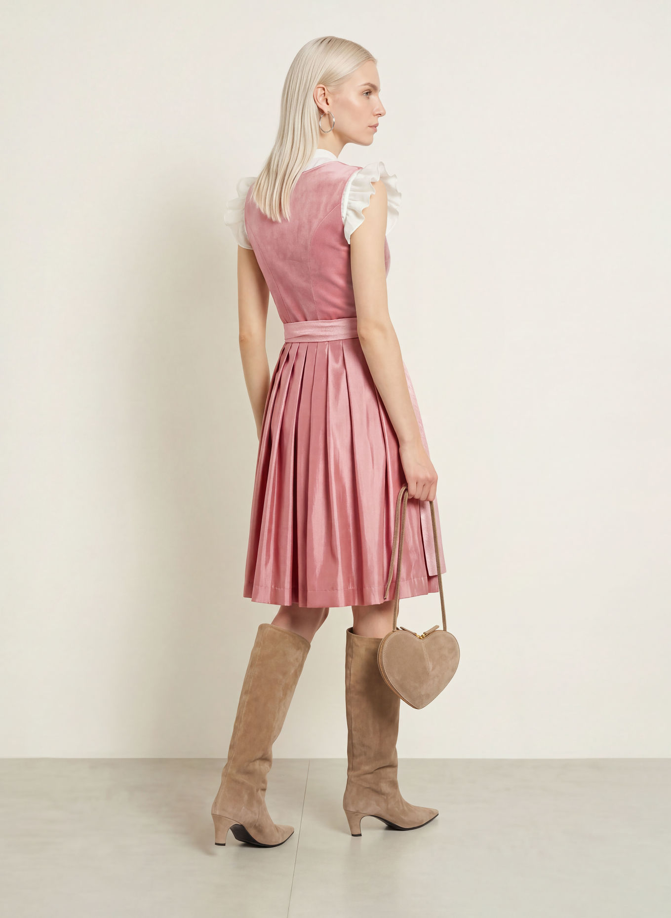 KRÜGER Dirndl: ROSA / ROSÉ