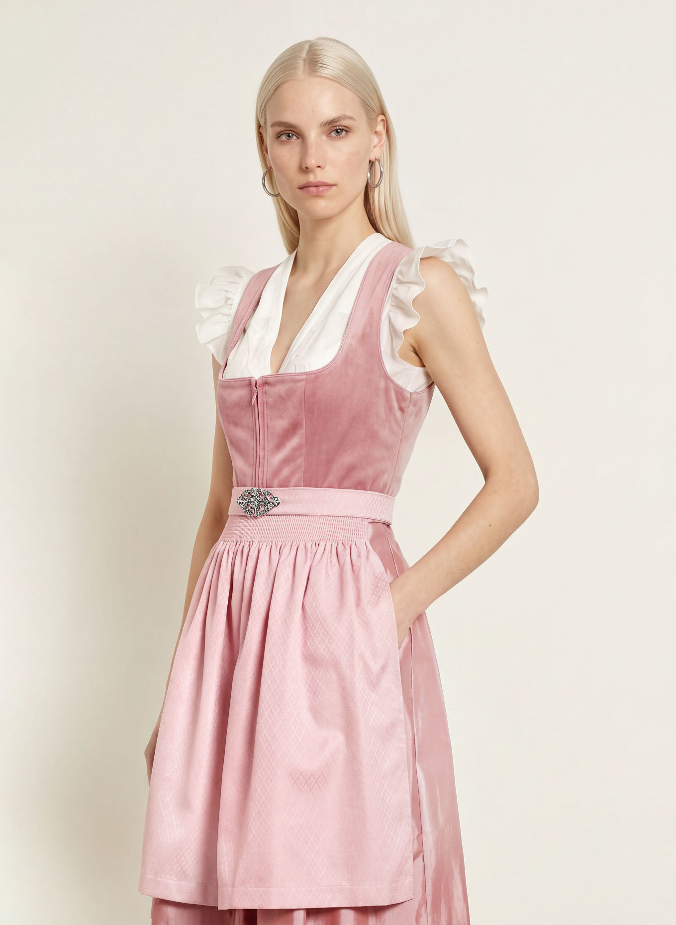 KRÜGER Dirndl: ROSA / ROSÉ
