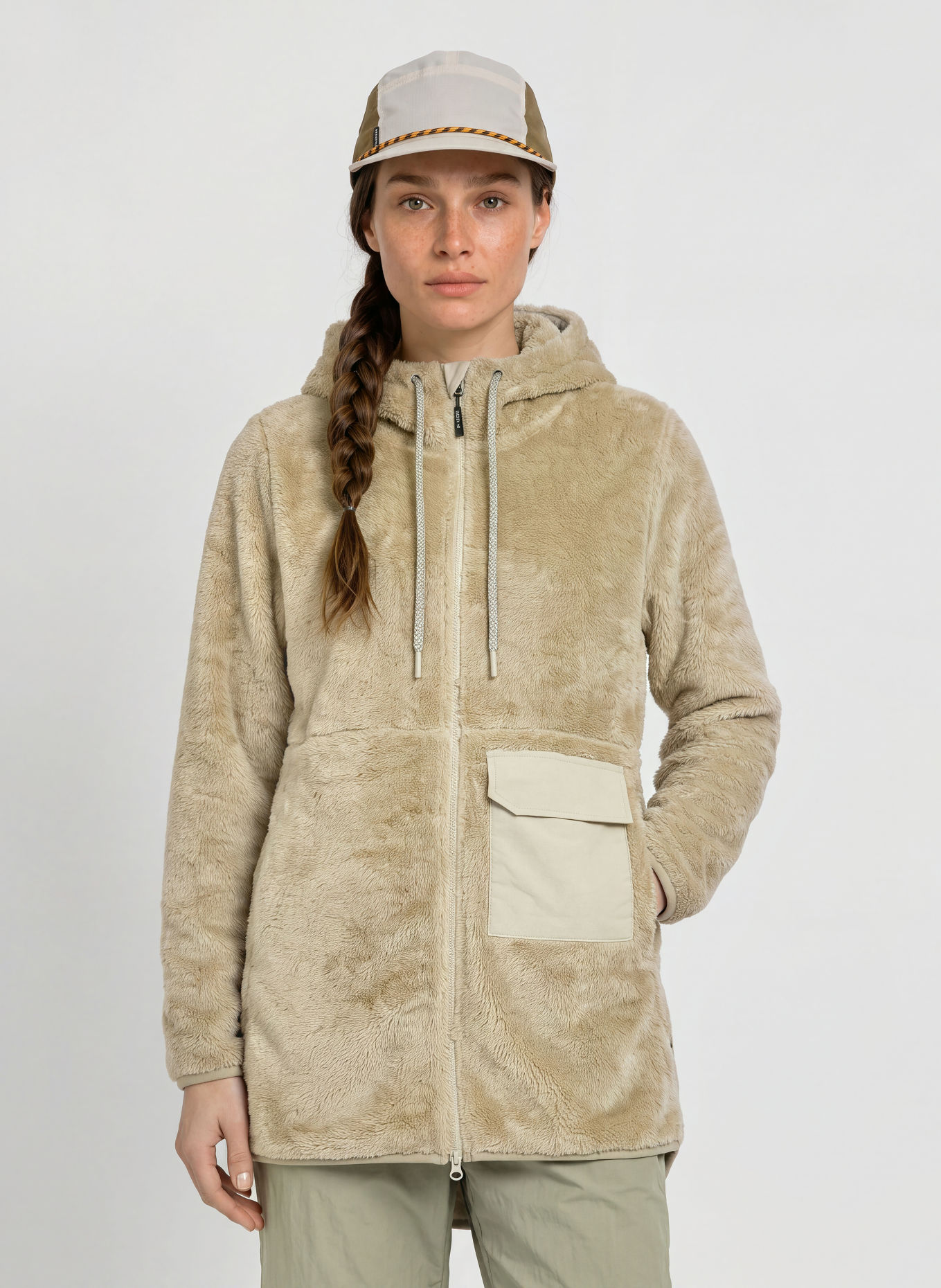 me°ru' Fleecejack NUNAVUT: BEIGE