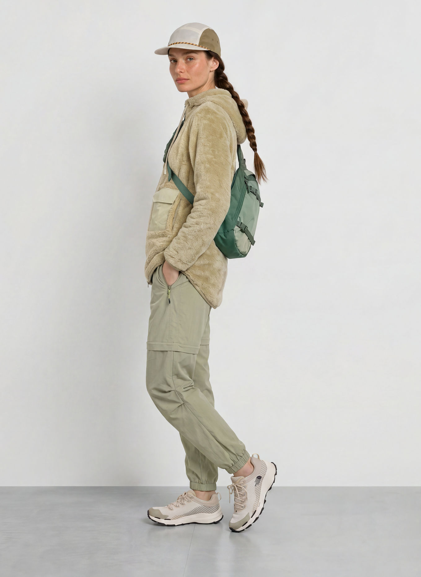 me°ru' Fleecejack NUNAVUT: BEIGE