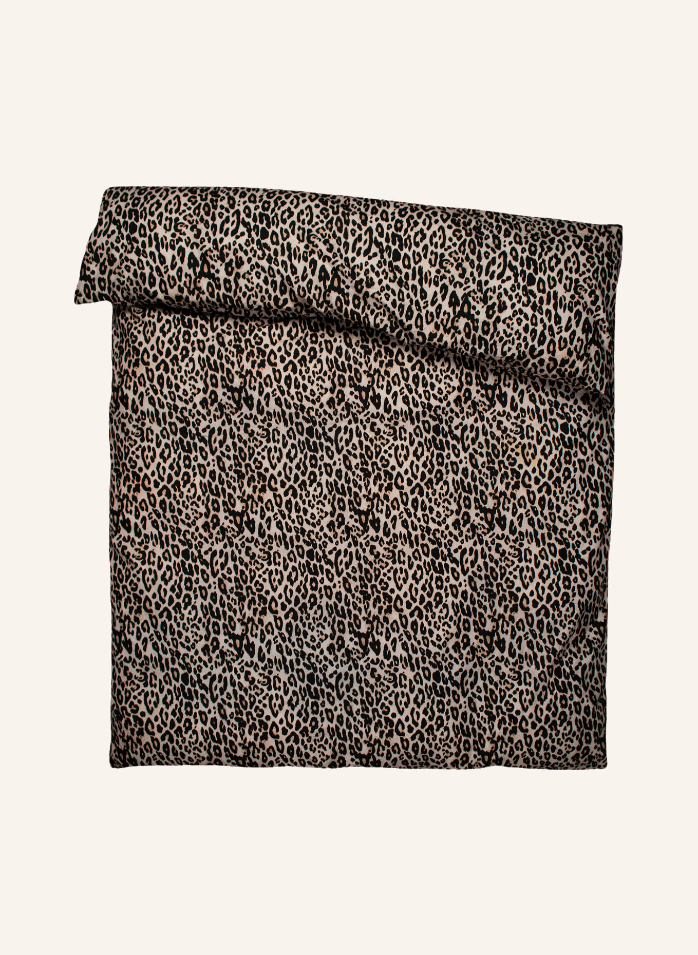 zoeppritz Duvtäcke EASY LEOPARD: BEIGE / SVART