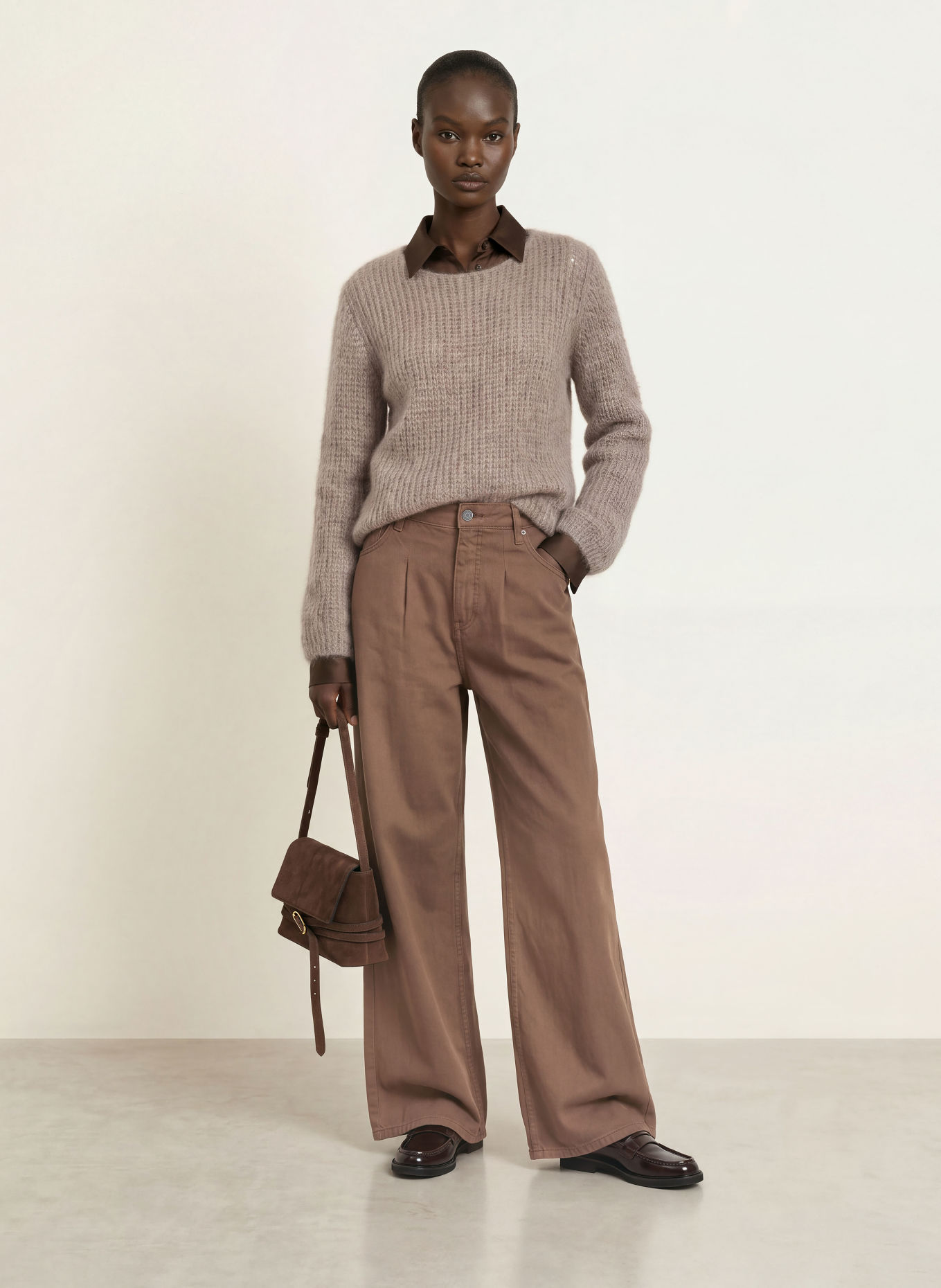 InWear Mohair-Pullover JETRAIW: TAUPE