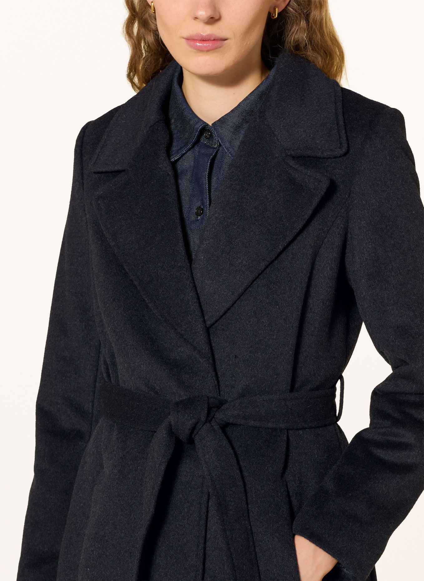 LAUREN RALPH LAUREN Coat: BLACK