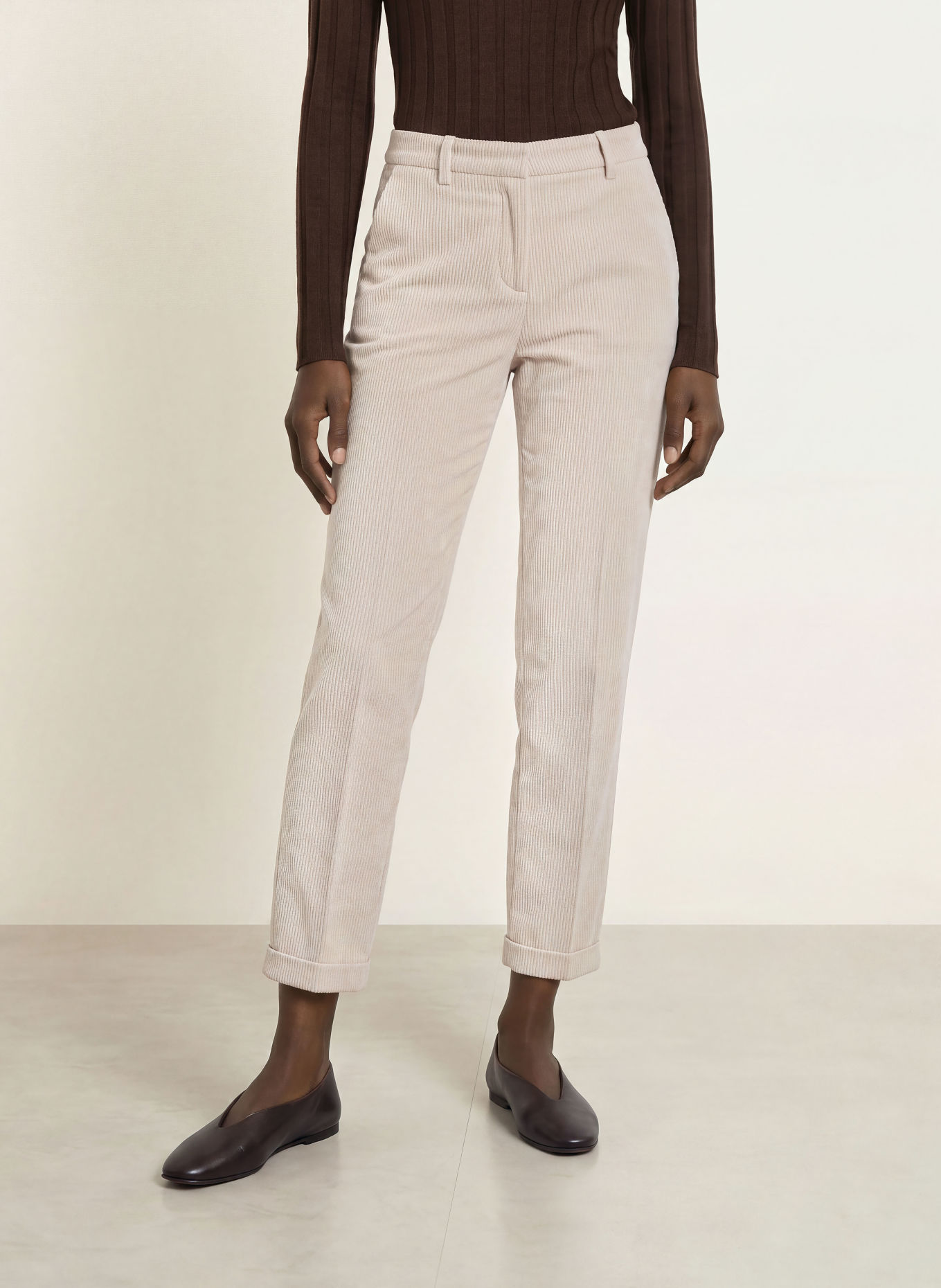 CAMBIO Cordhose KRYSTAL: ECRU
