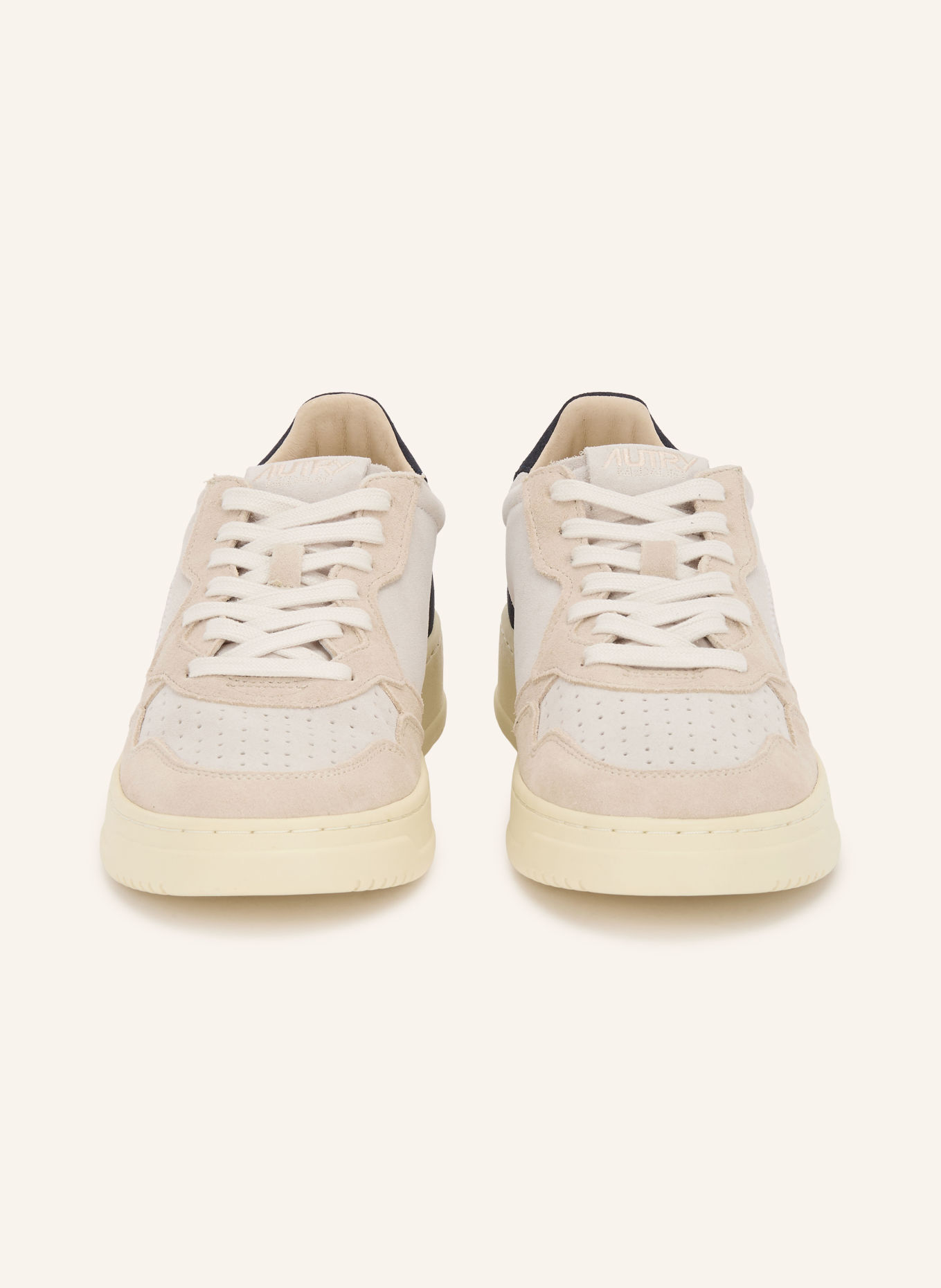 AUTRY Sneakers MEDALIST LOW: LIGHT GRAY / DARK BLUE