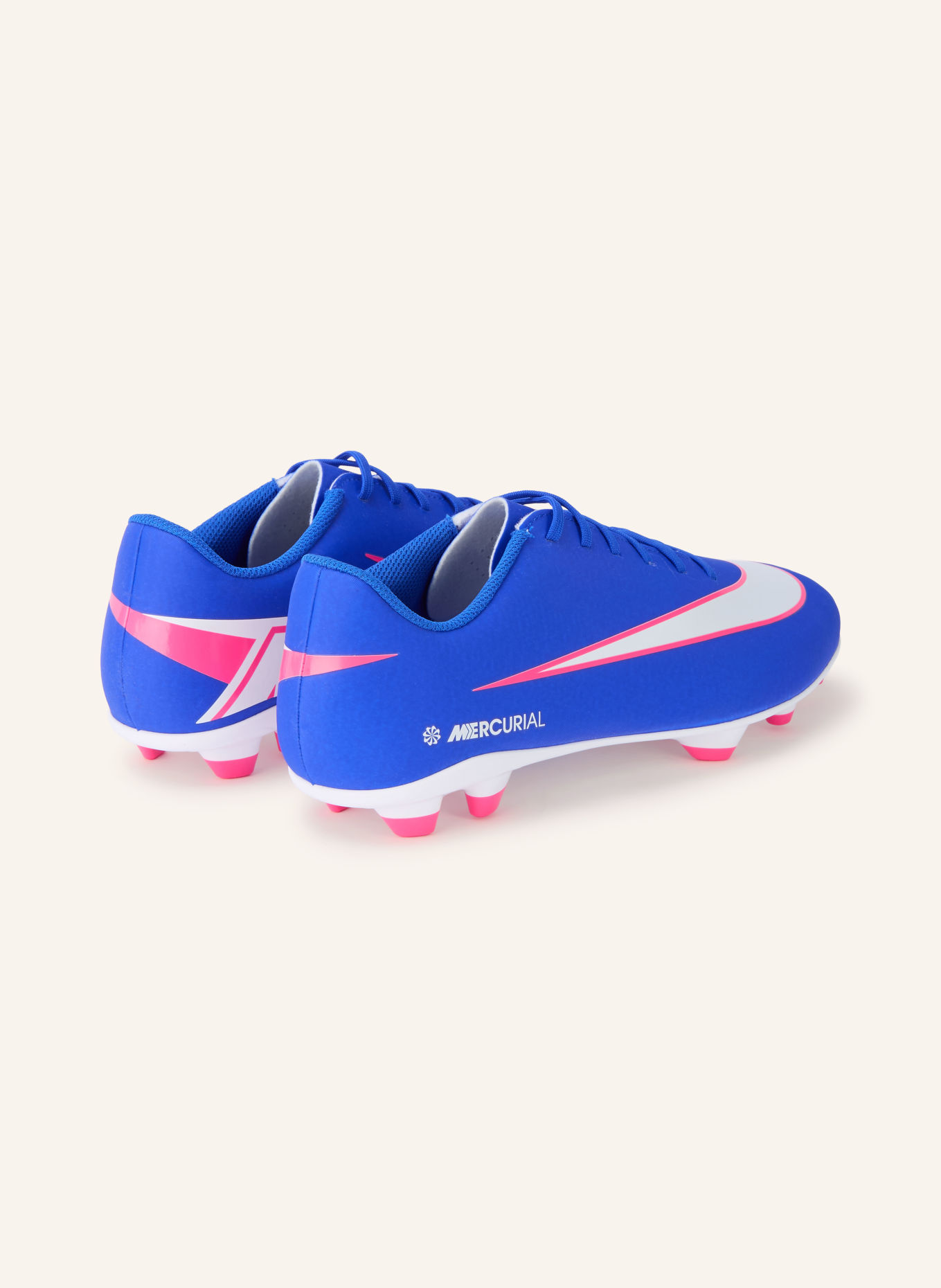 Nike Fußballschuhe VAPOR 16 CLUB FG/MG: BLAU / NEONPINK / WEISS