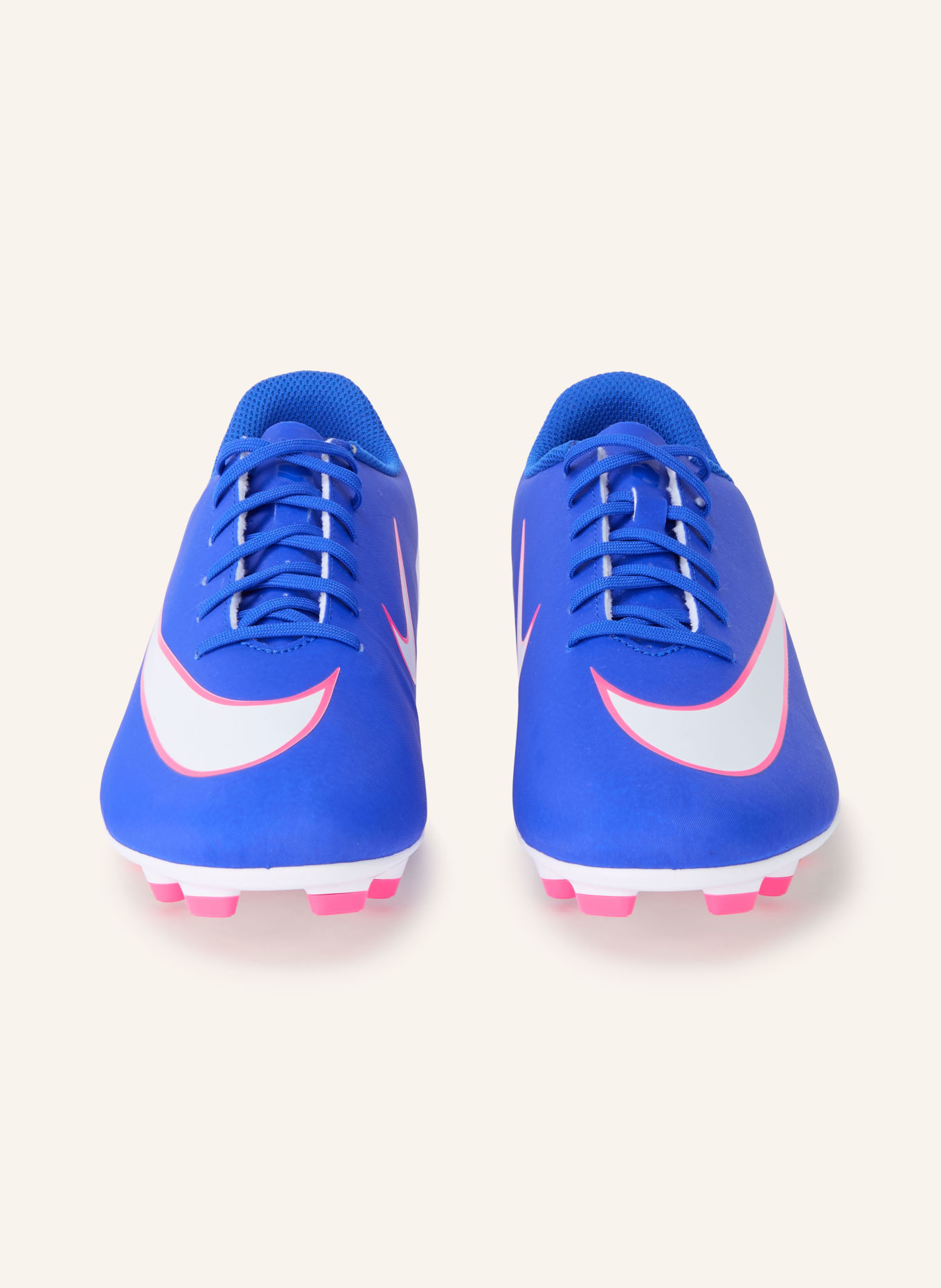 Nike Fußballschuhe VAPOR 16 CLUB FG/MG: BLAU / NEONPINK / WEISS