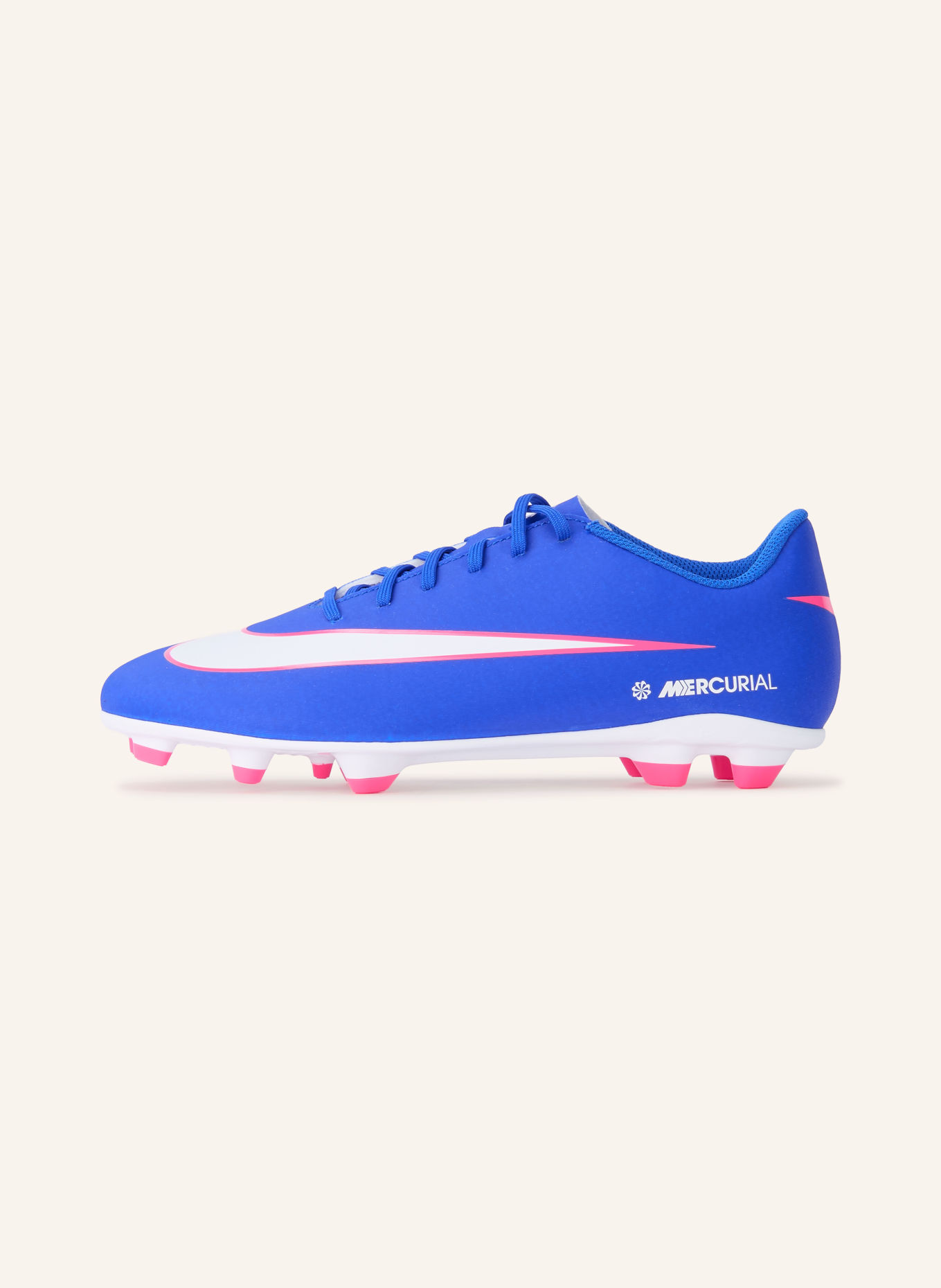 Nike Fußballschuhe VAPOR 16 CLUB FG/MG: BLAU / NEONPINK / WEISS