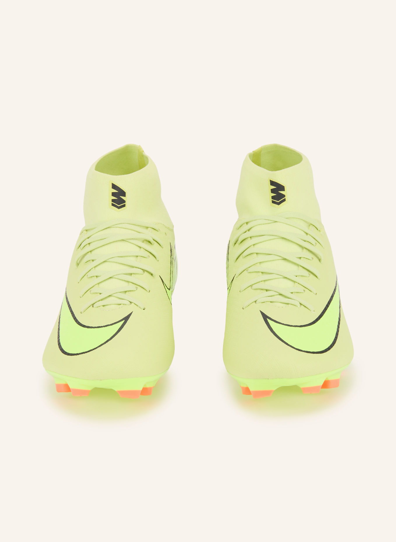 Nike Fodboldsko SUPERFLY 10 ACADEMY: NEONGUL / SORT